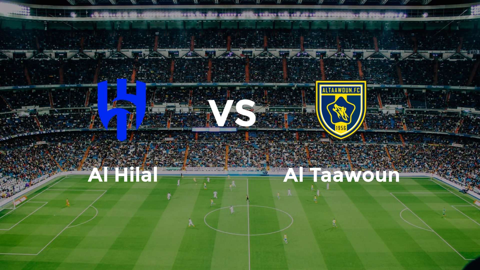 Al Hilal vs Al Taawoun