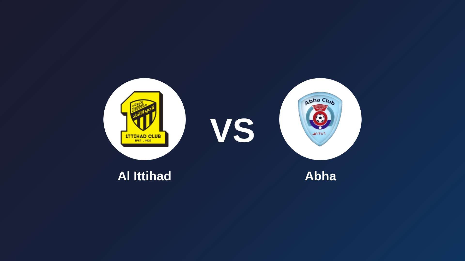 Al Ittihad vs Abha