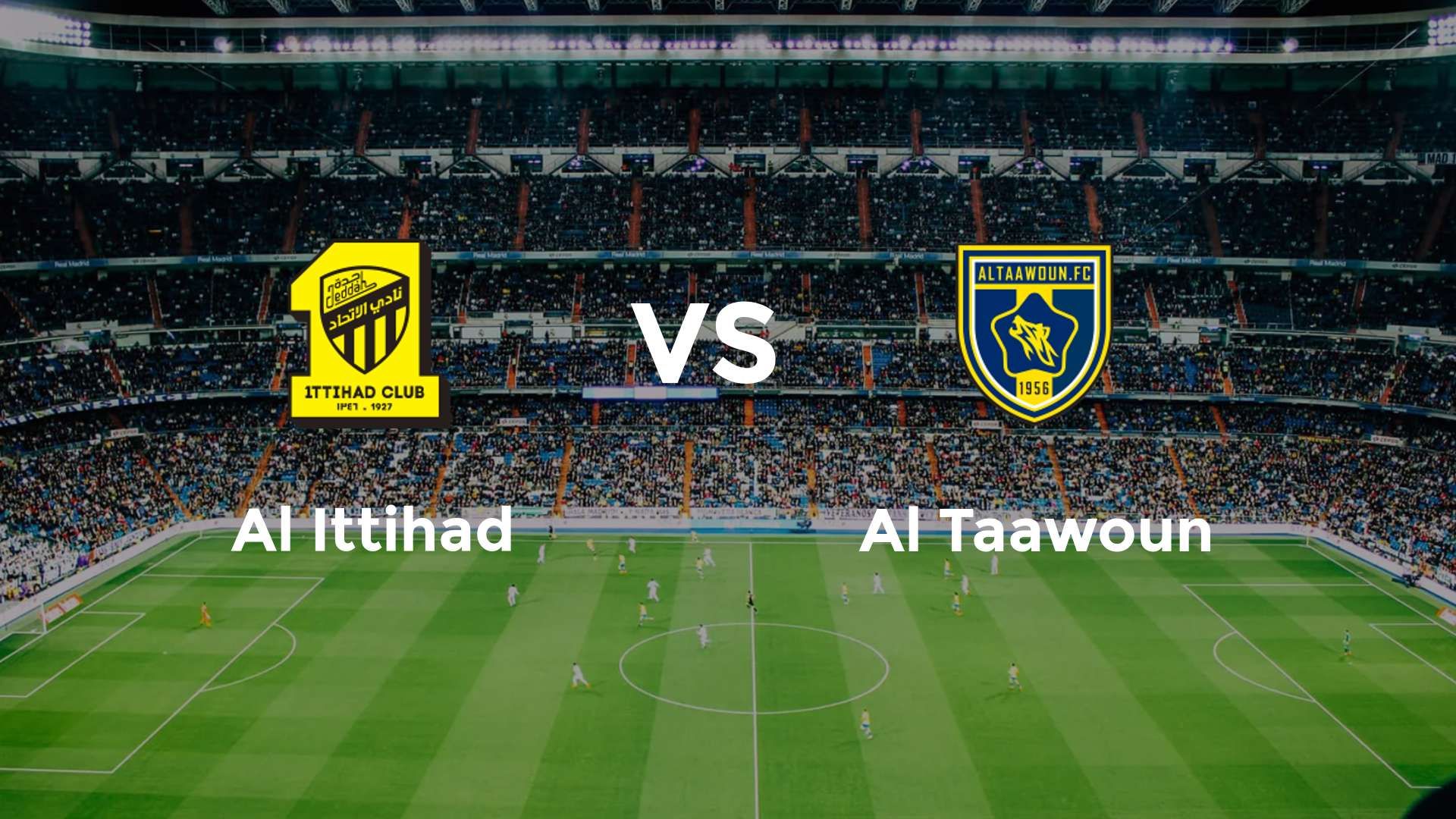 Al Ittihad vs Al Taawoun