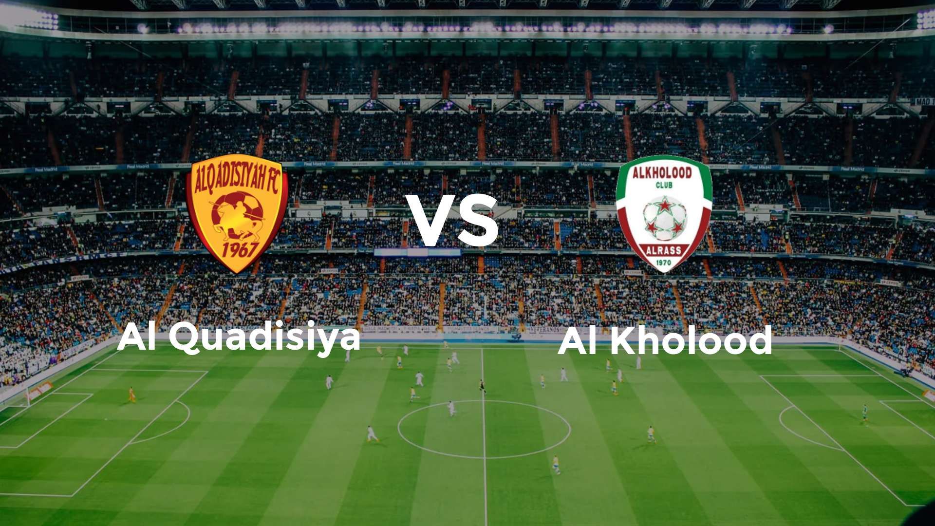Al Quadisiya vs Al Kholood