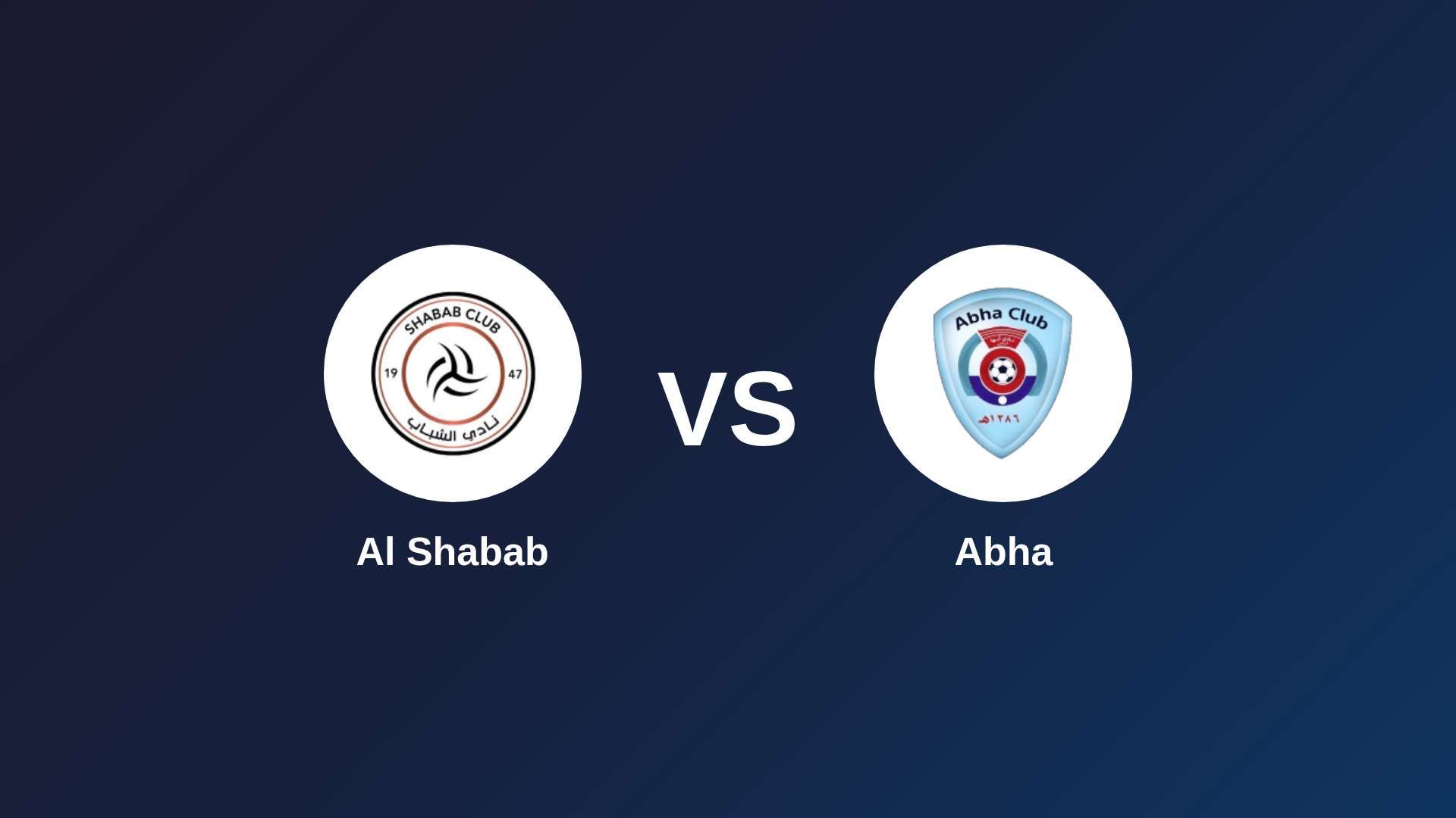 Al Shabab vs Abha