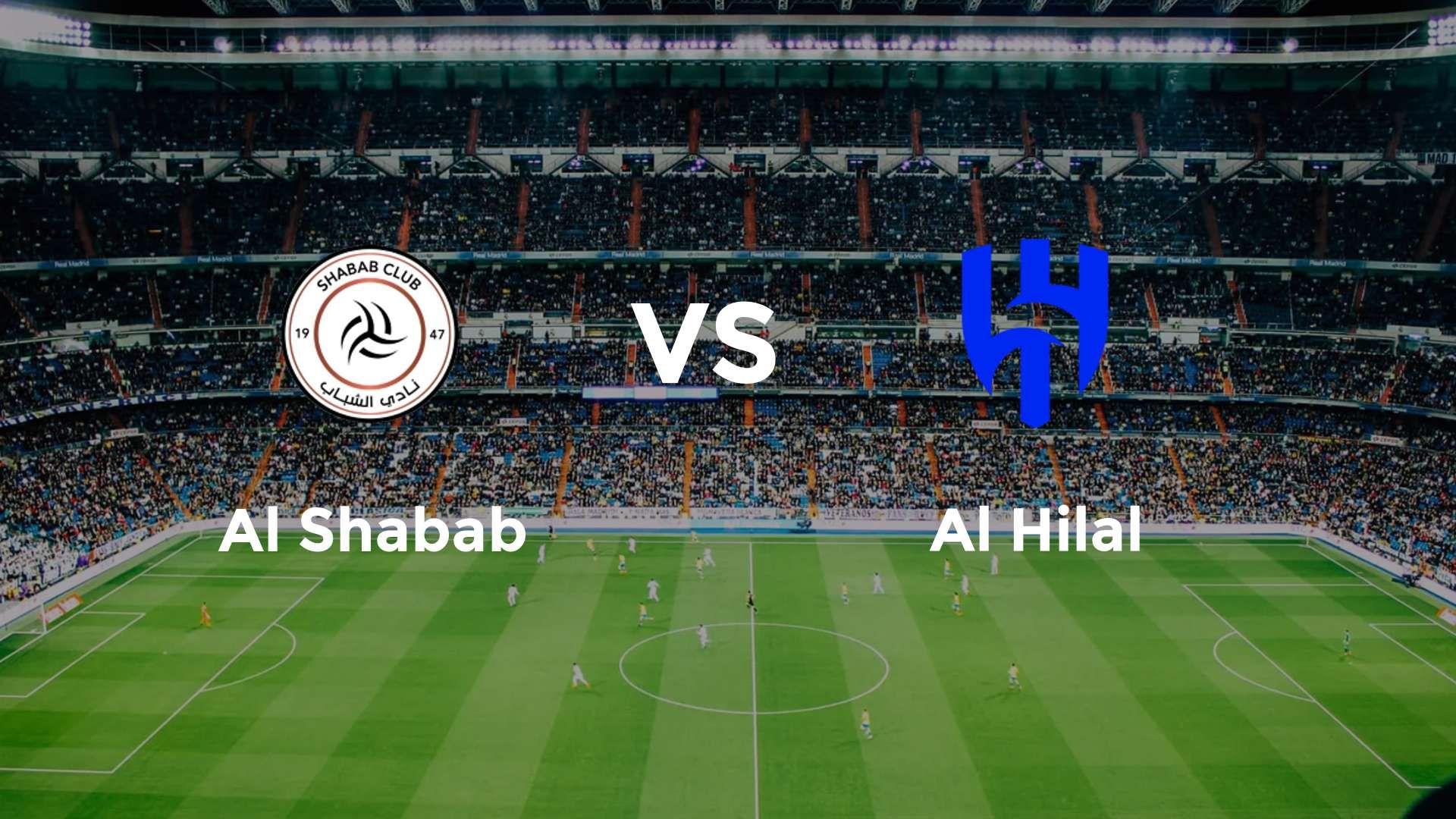 Al Shabab vs Al Hilal