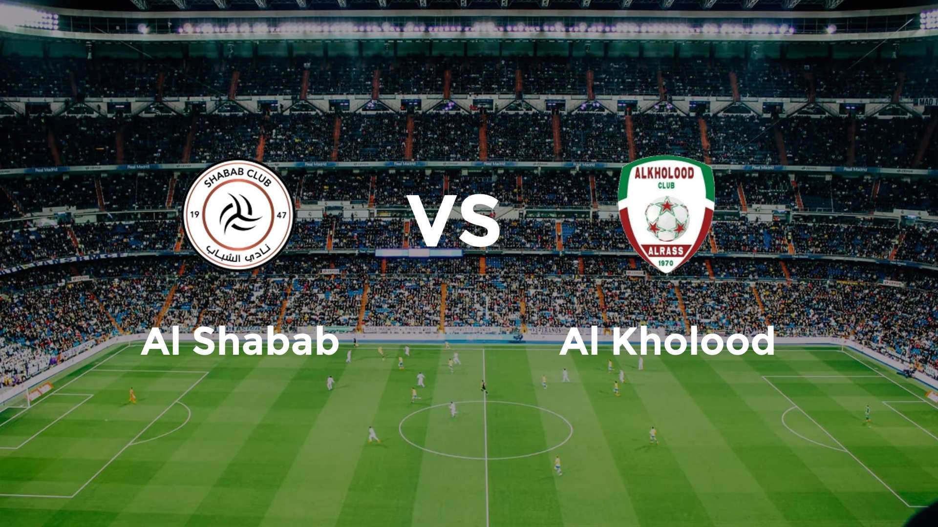 Al Shabab vs Al Kholood