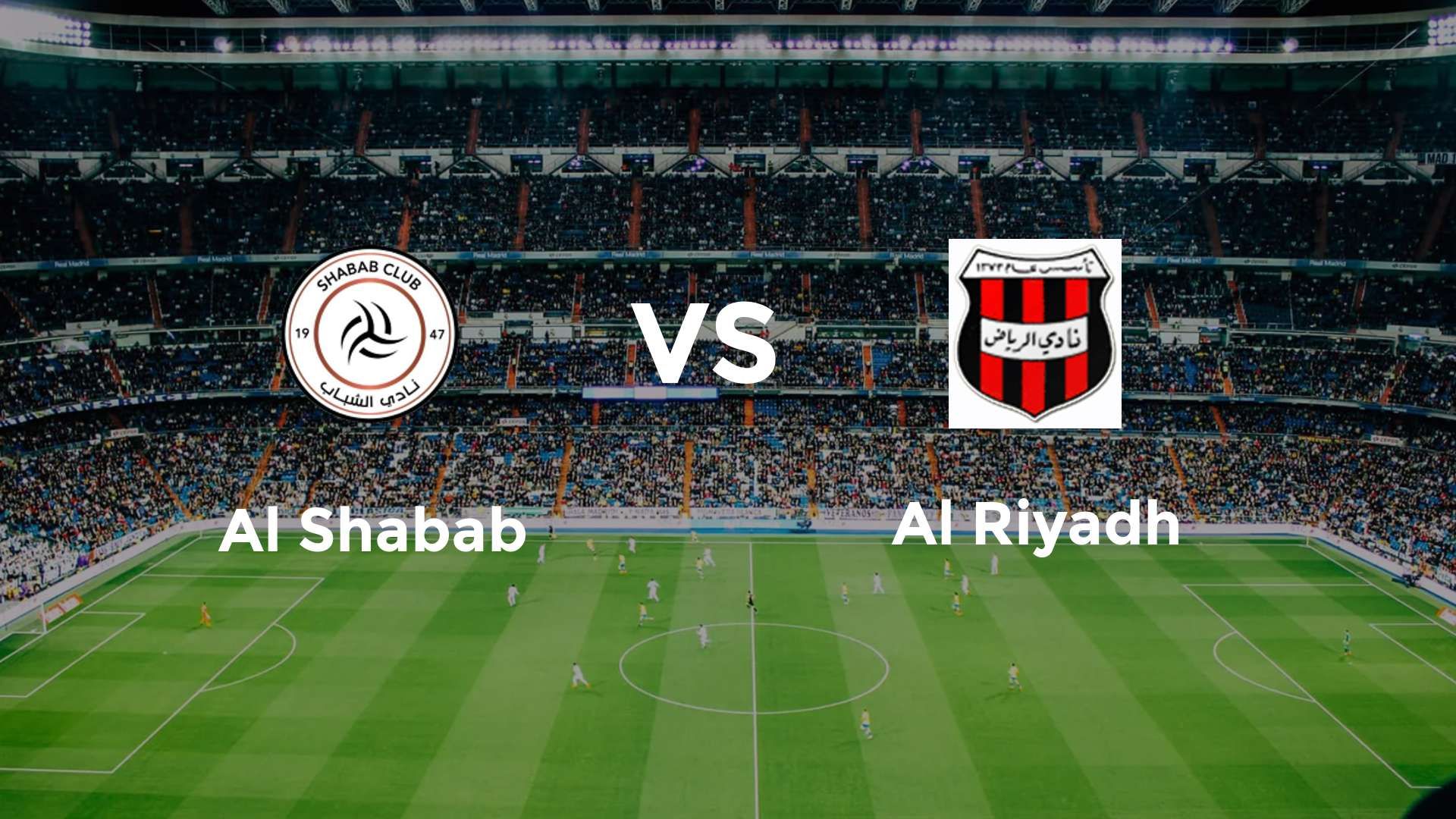 Al Shabab vs Al Riyadh