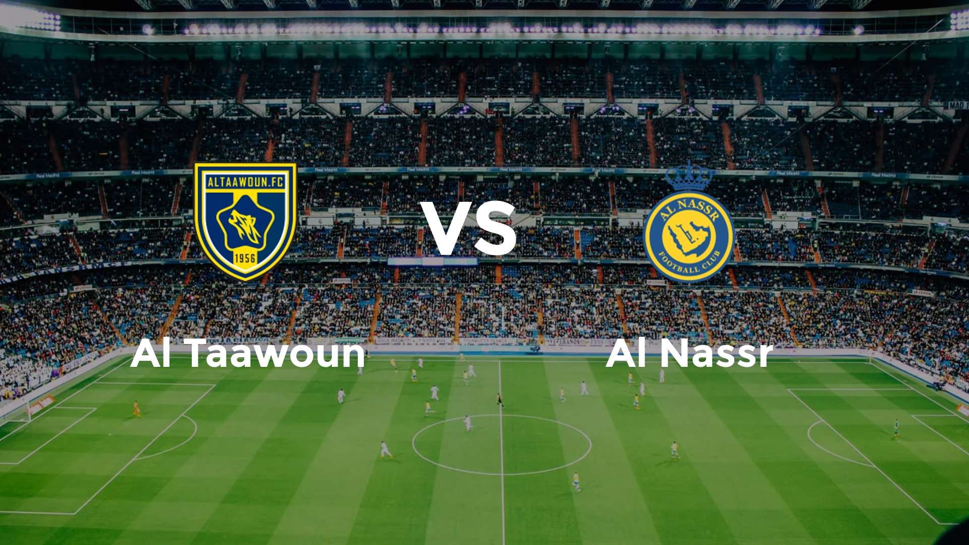 Al Taawoun vs Al Nassr