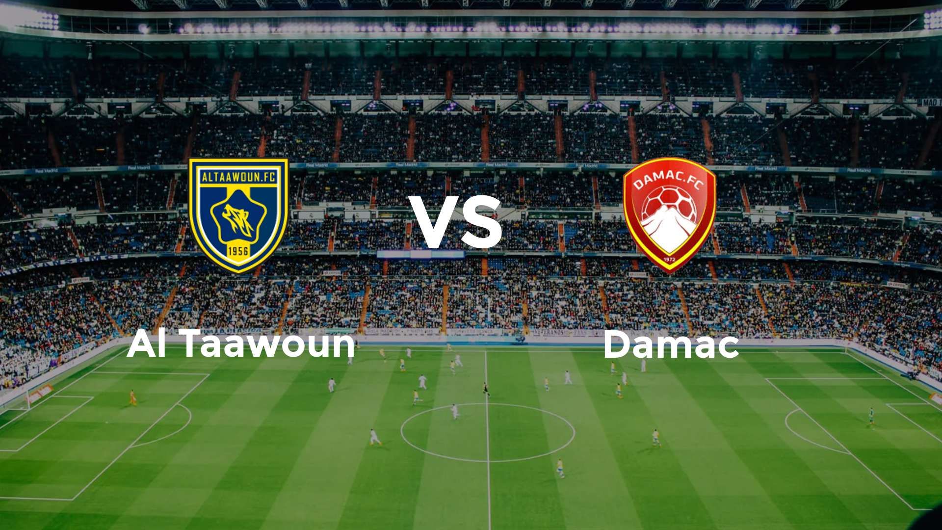 Al Taawoun vs Damac