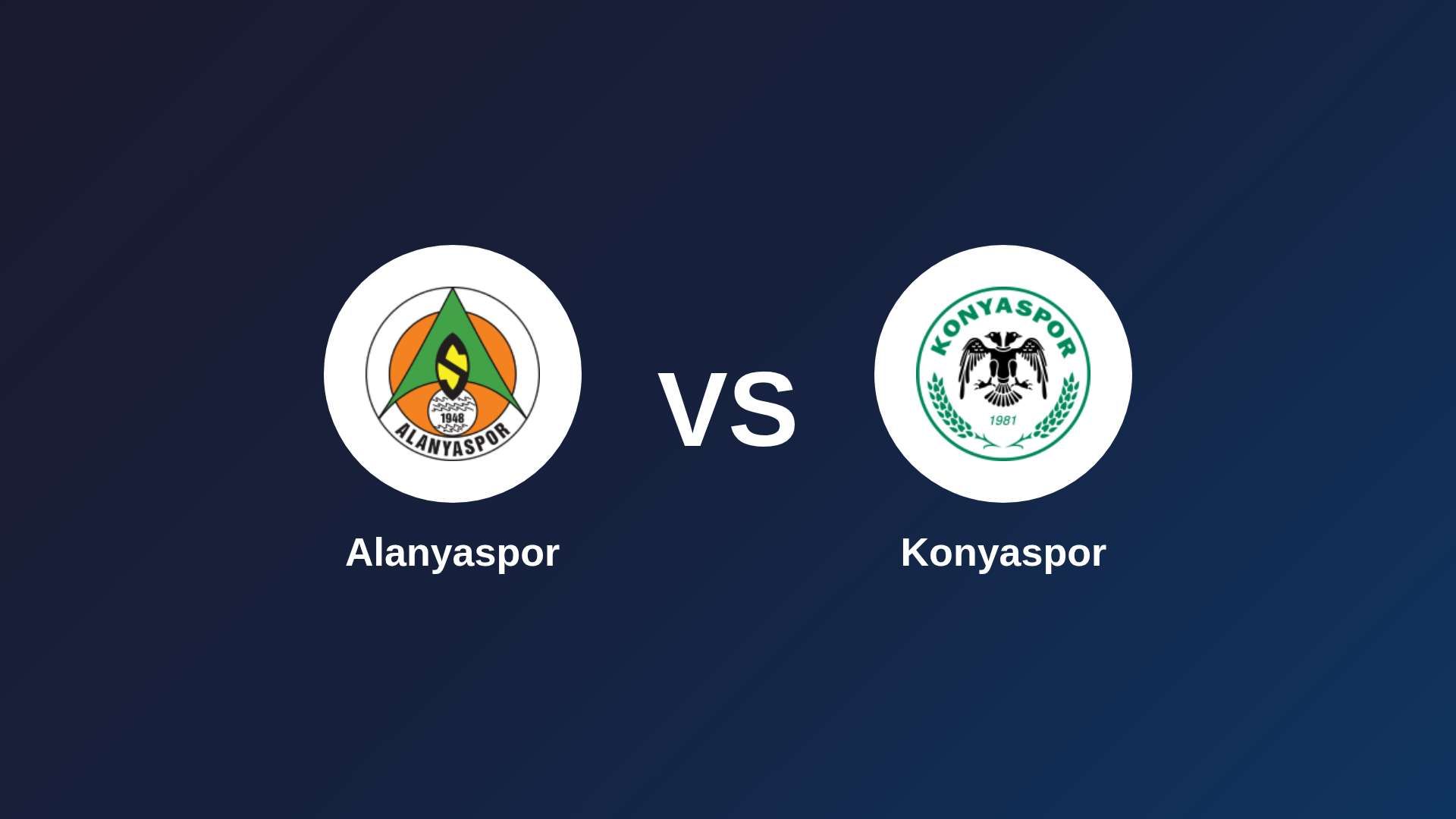 Alanyaspor vs Konyaspor