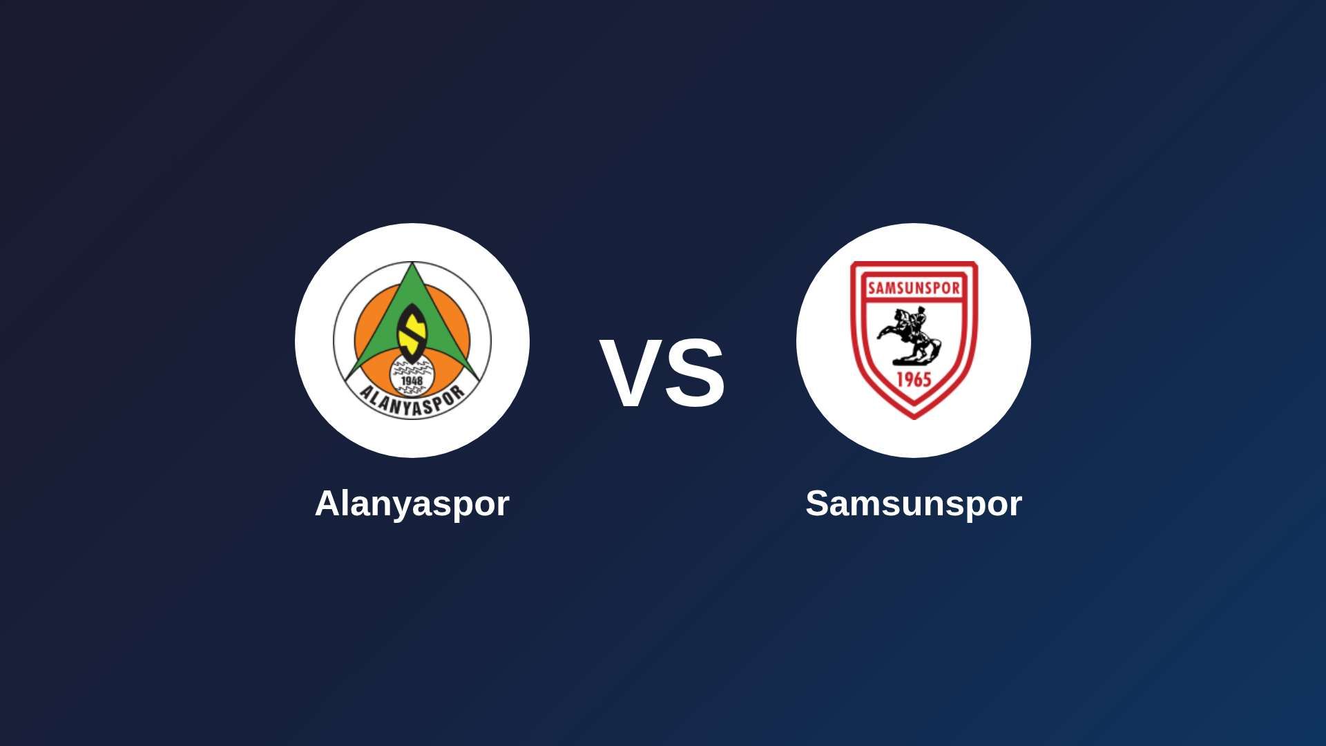 Alanyaspor vs Samsunspor