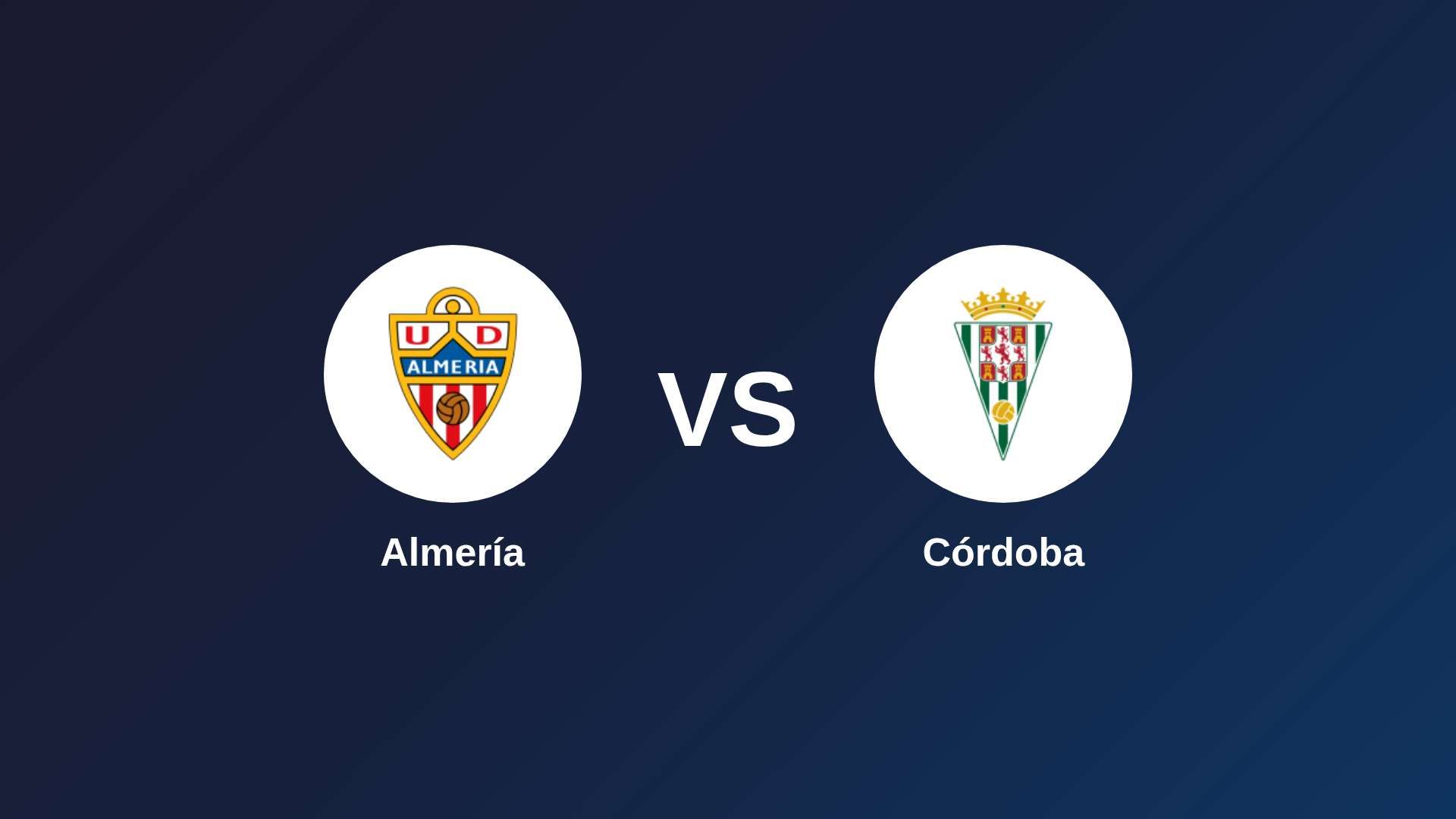 Almería vs Córdoba