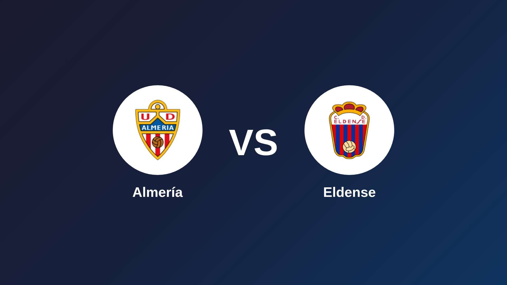 Almería vs Eldense
