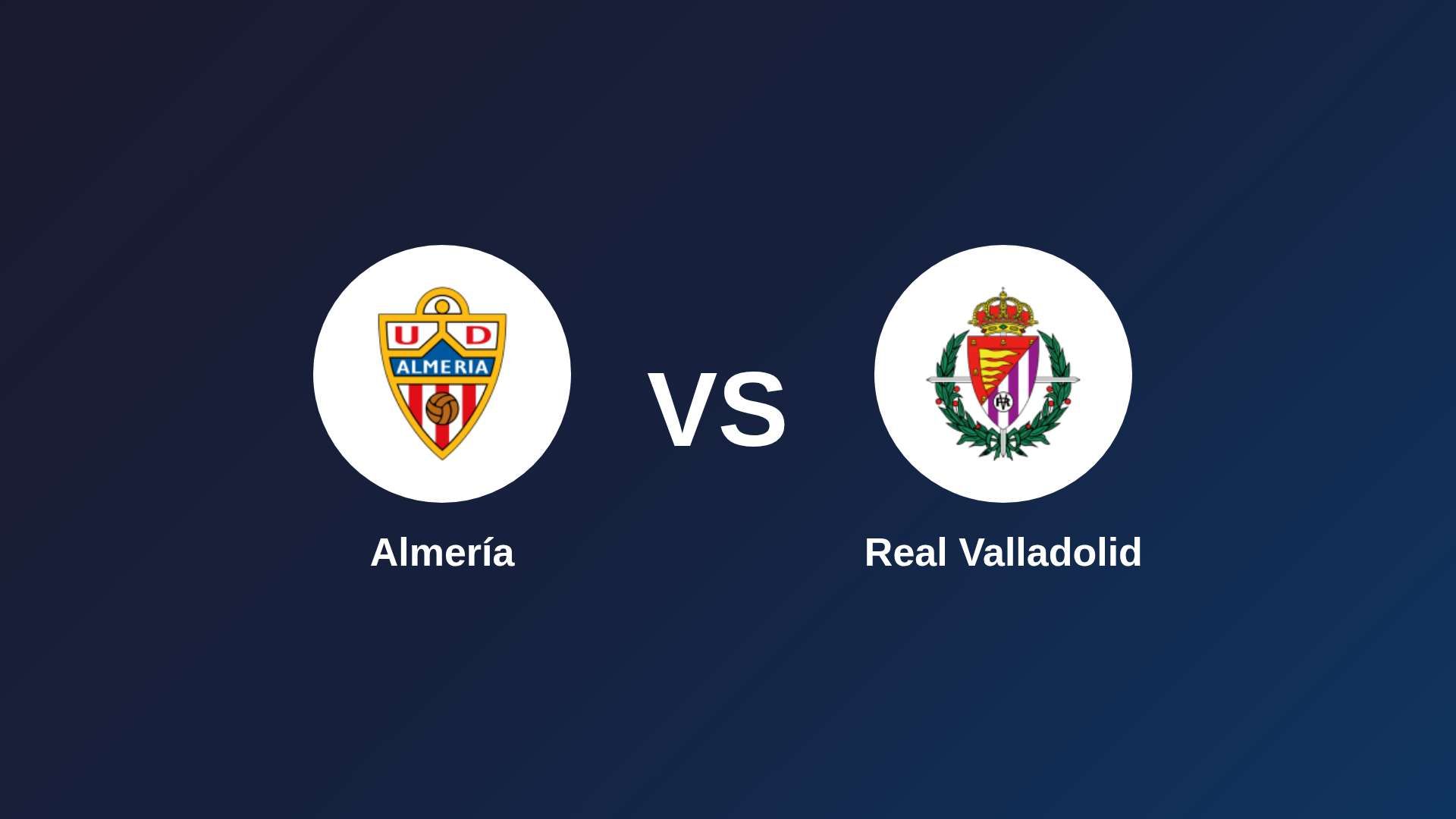 Almería vs Real Valladolid