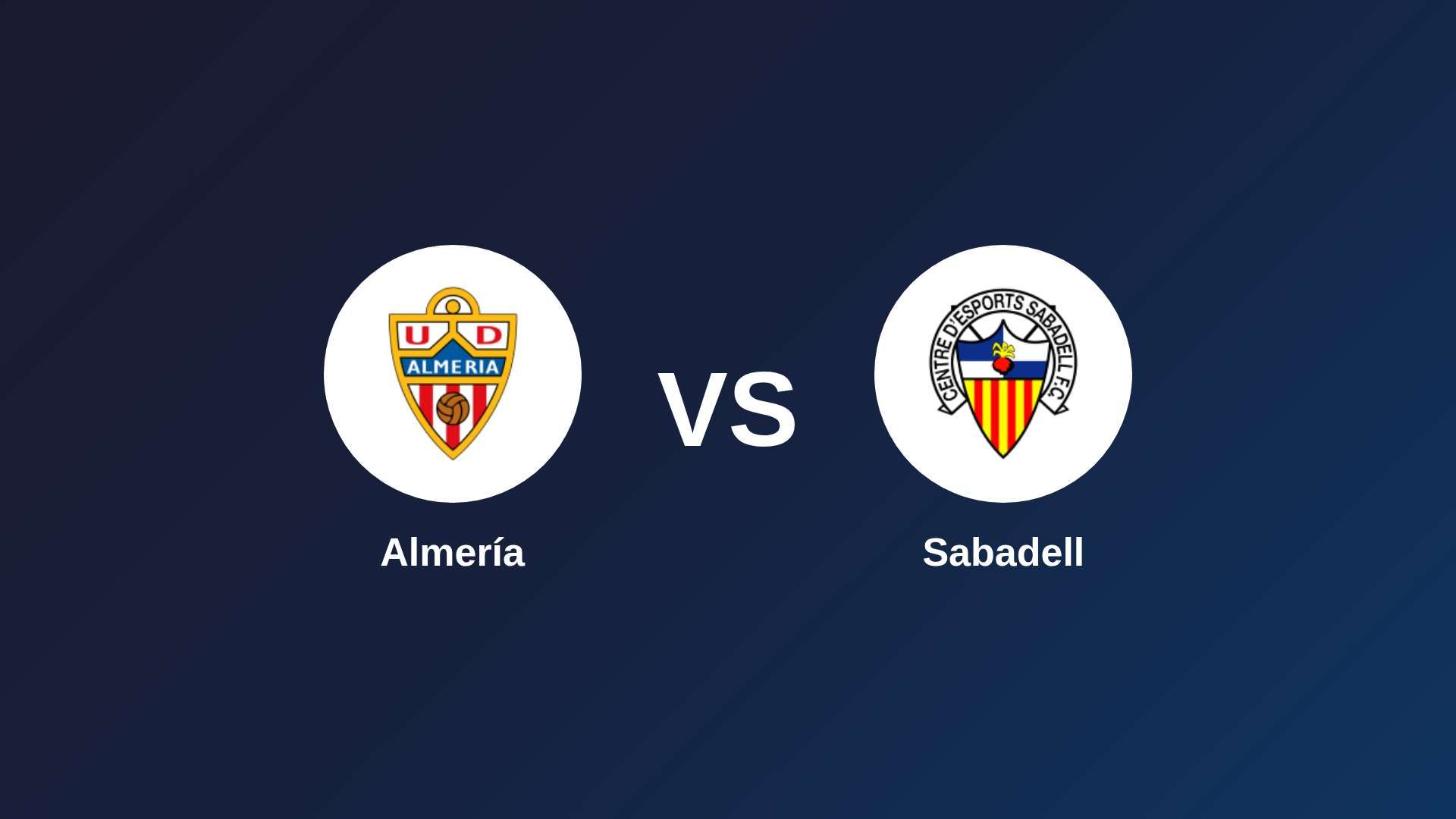 Almería vs Sabadell