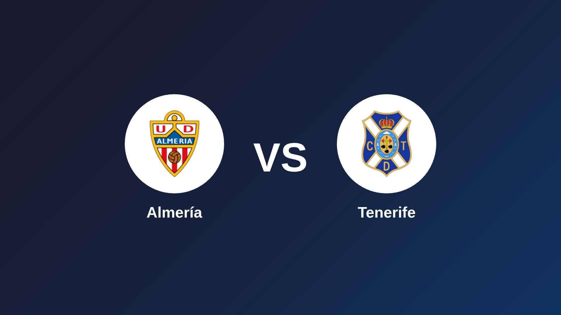 Almería vs Tenerife