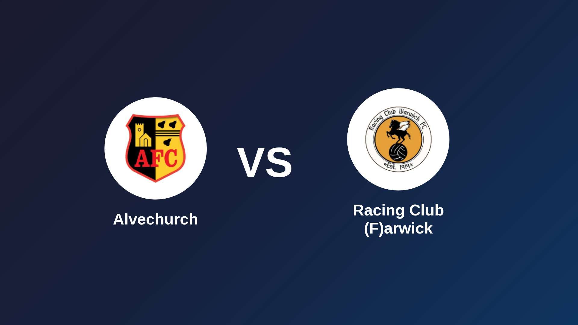 Alvechurch vs Racing Club (F)arwick