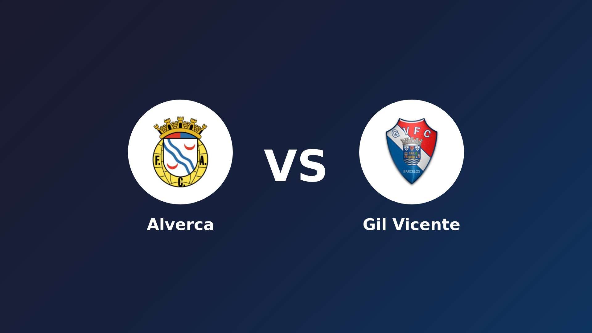 Alverca vs Gil Vicente