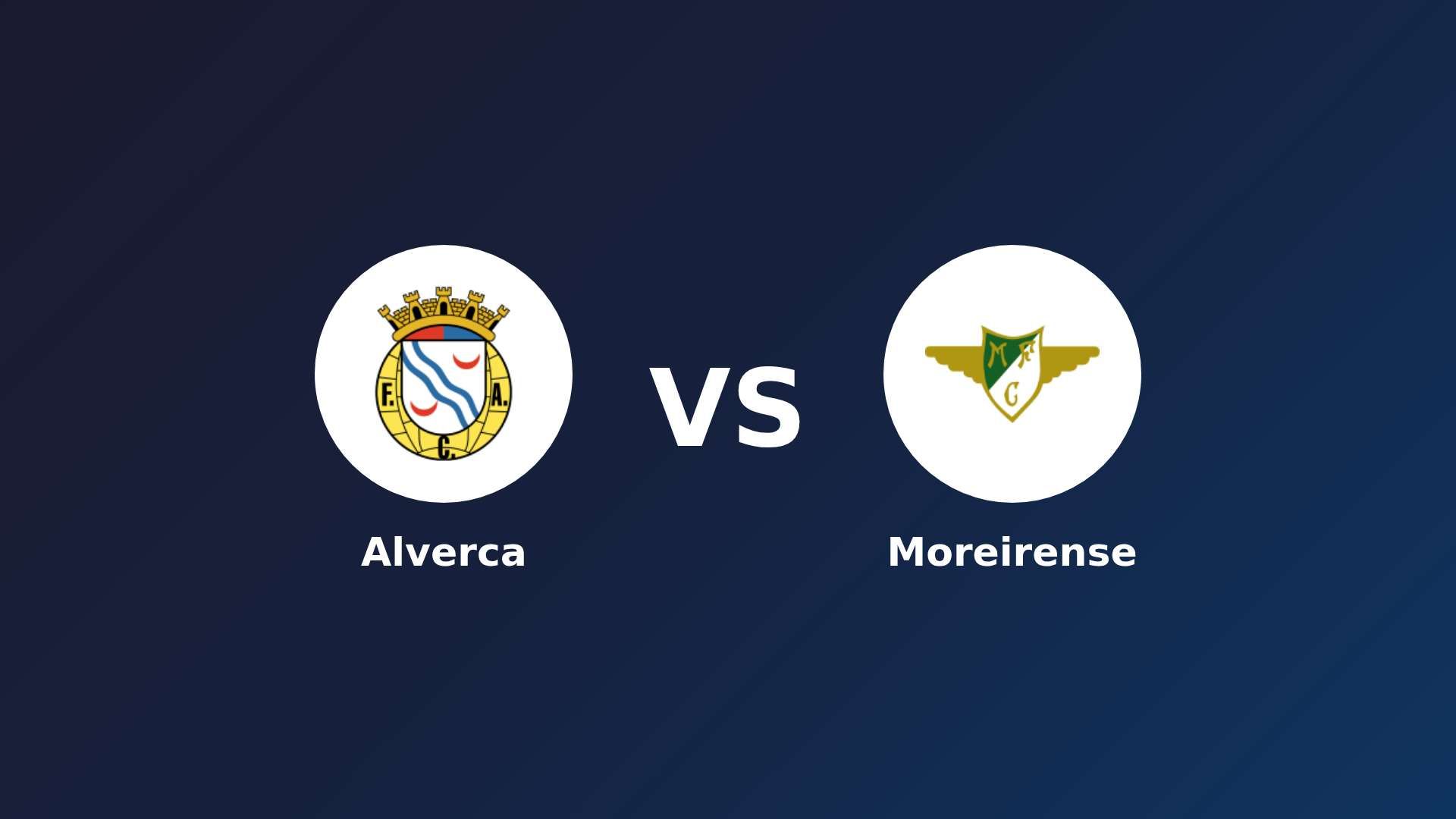 Alverca vs Moreirense