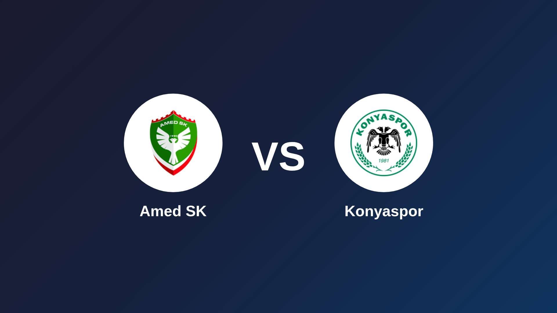 Amed SK vs Konyaspor