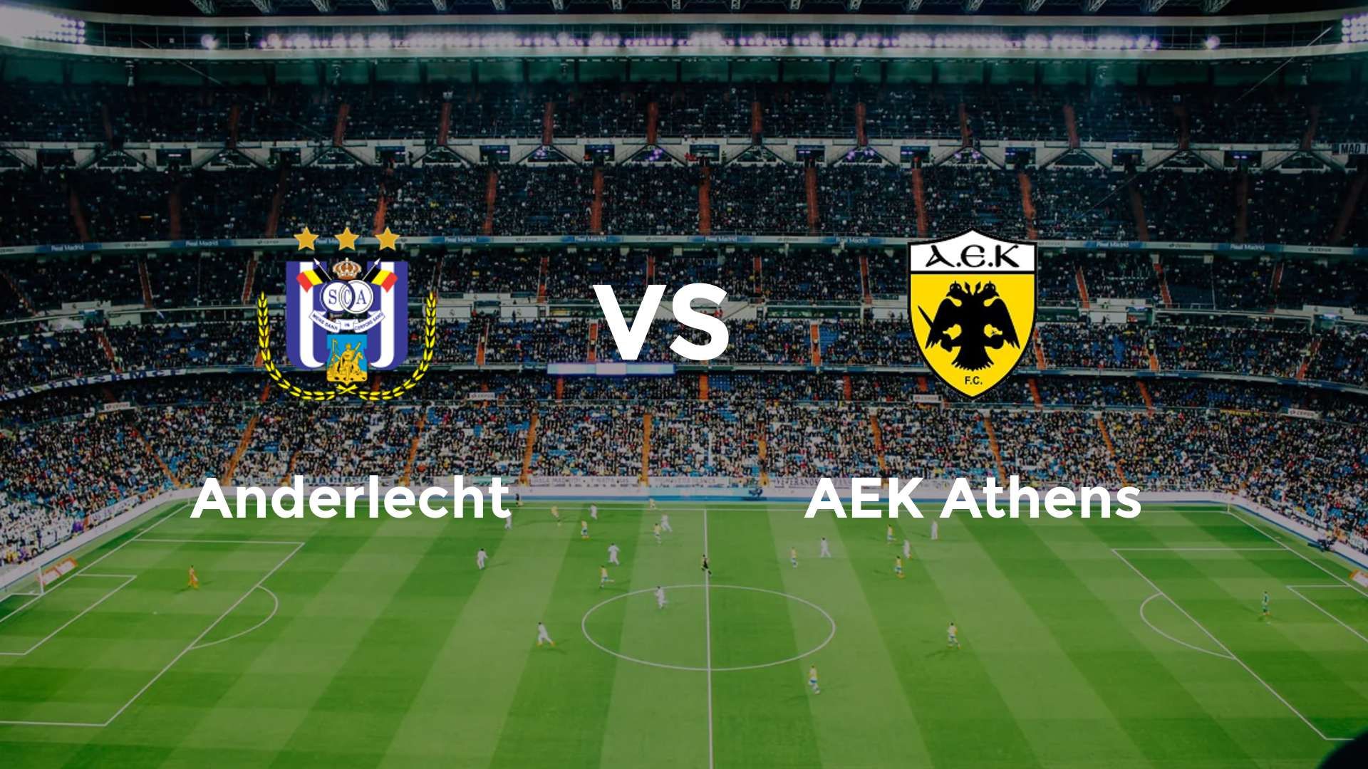 Anderlecht vs AEK Athens