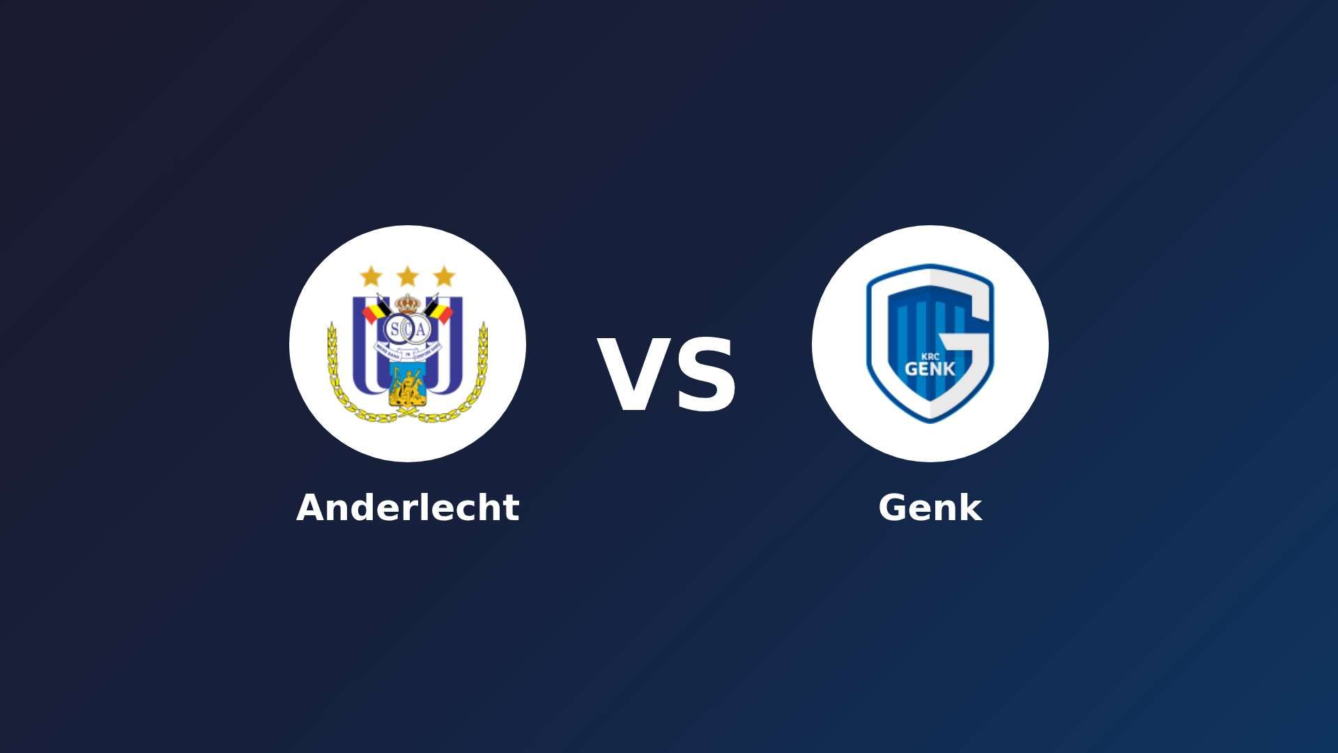 Anderlecht vs Genk