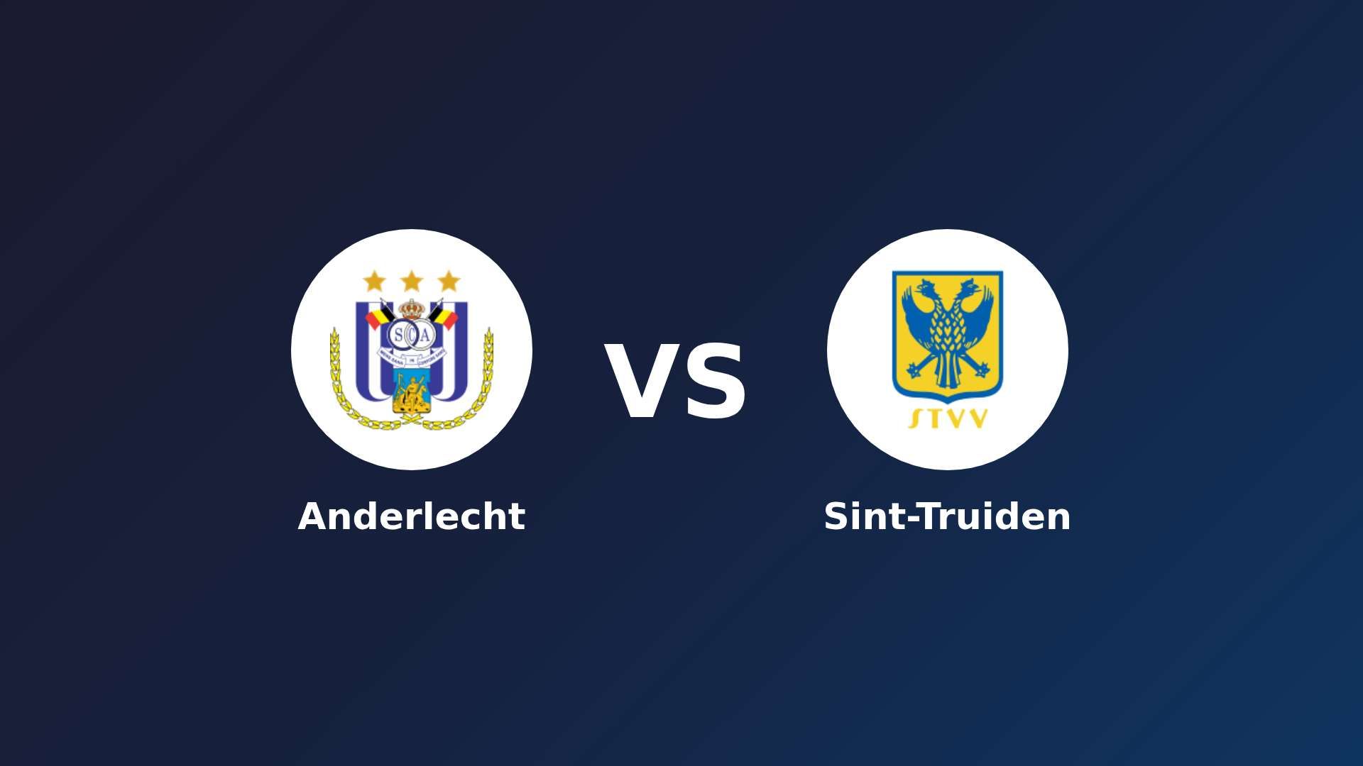 Anderlecht vs Sint-Truiden