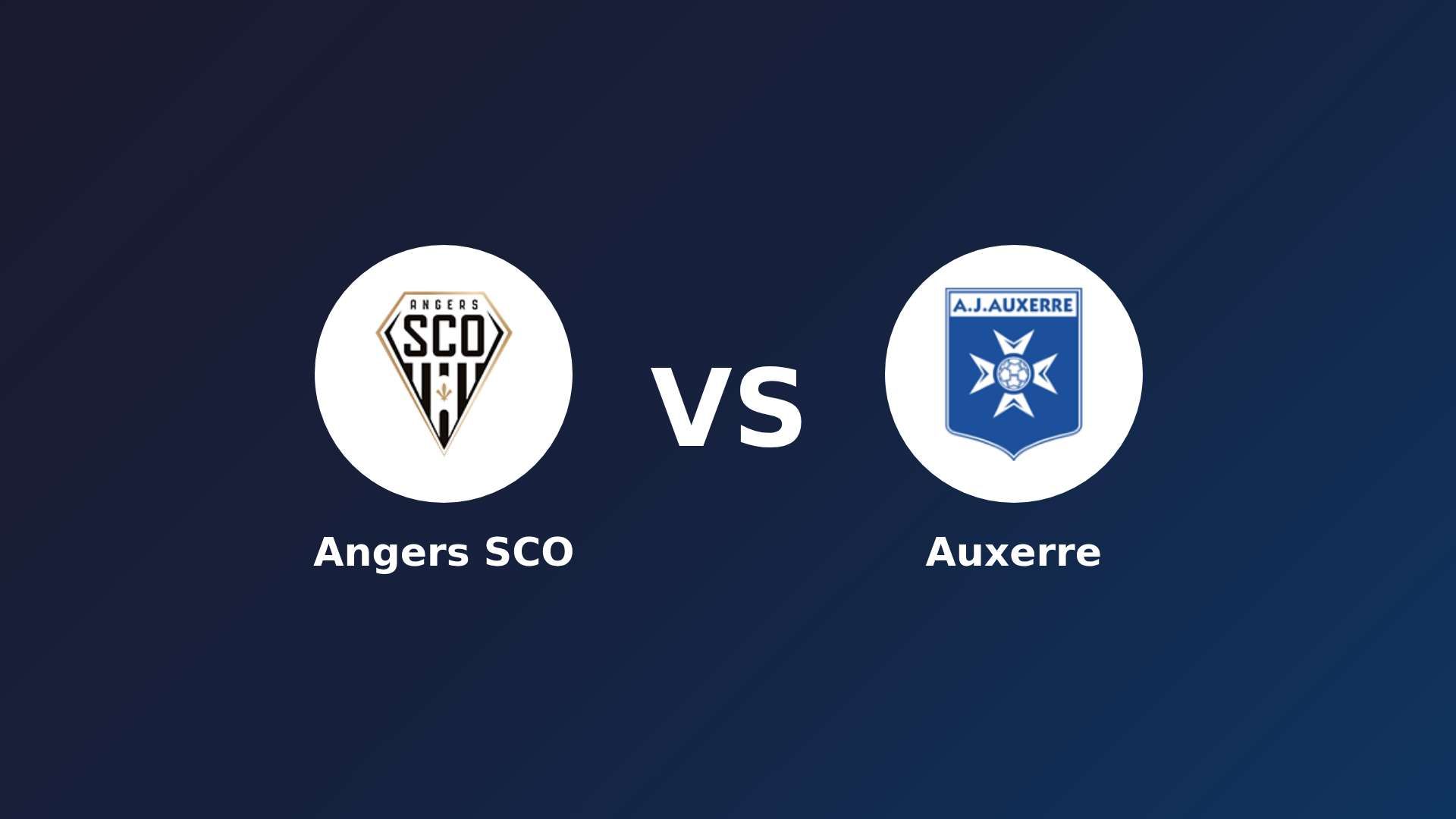 Angers SCO vs Auxerre