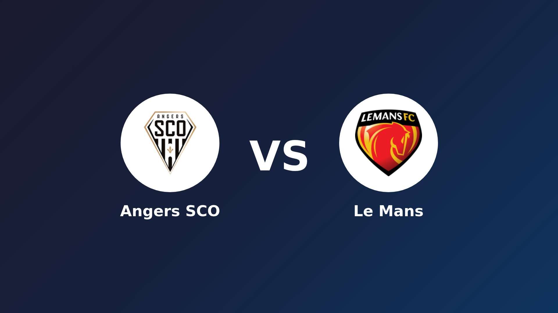 Angers SCO vs Le Mans