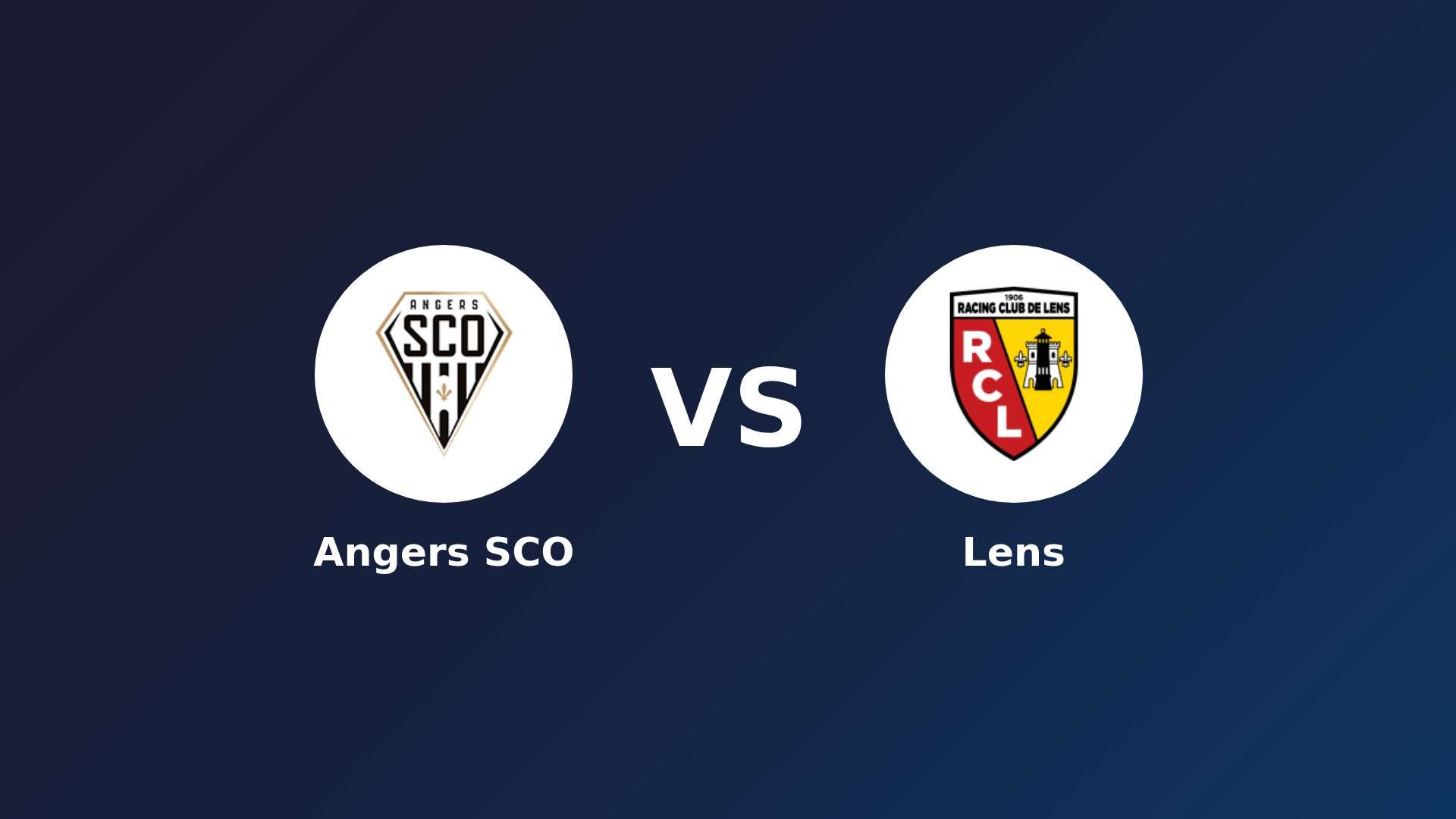 Angers SCO vs Lens