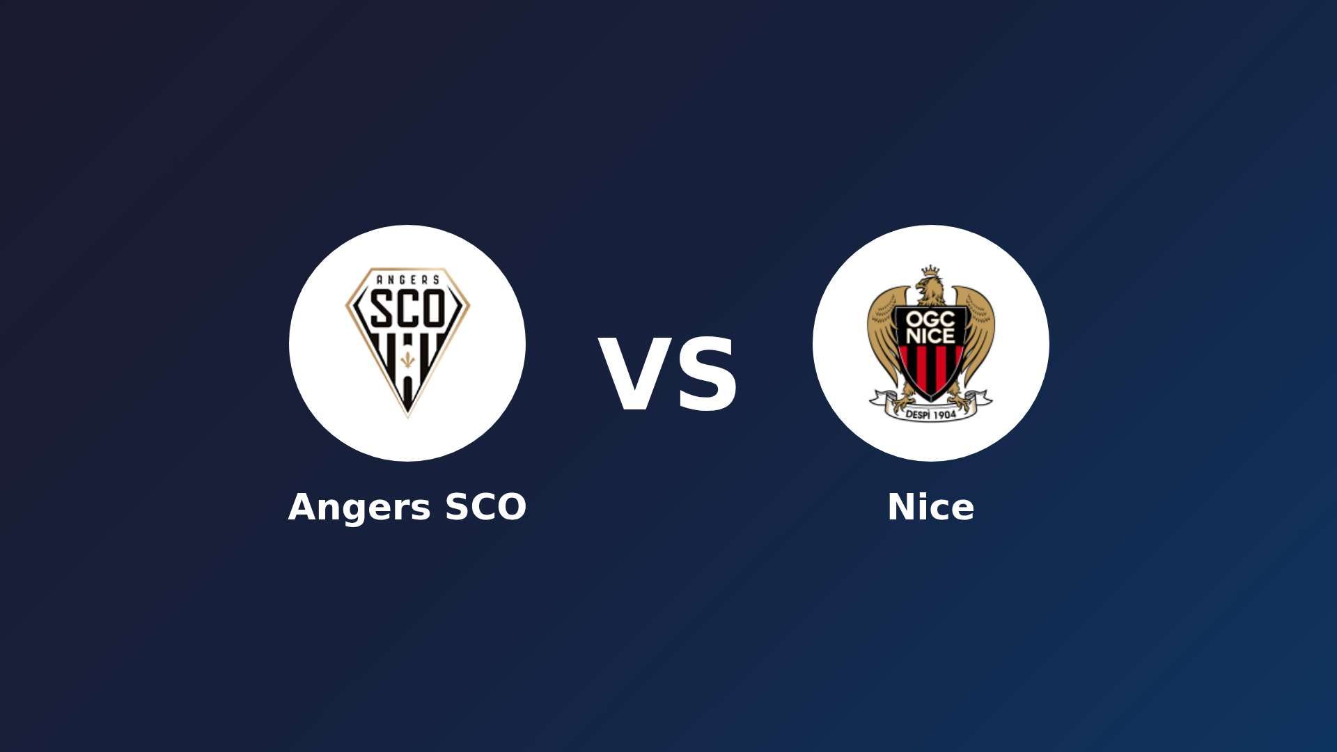 Angers SCO vs Nice