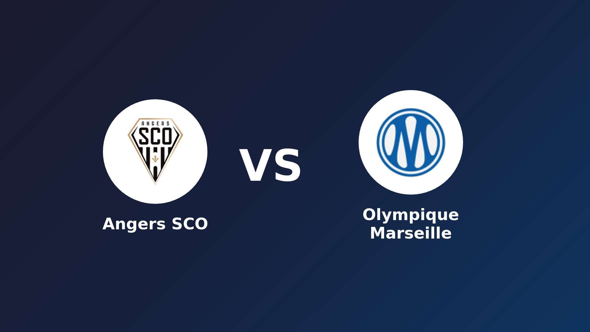 Angers SCO vs Olympique Marseille
