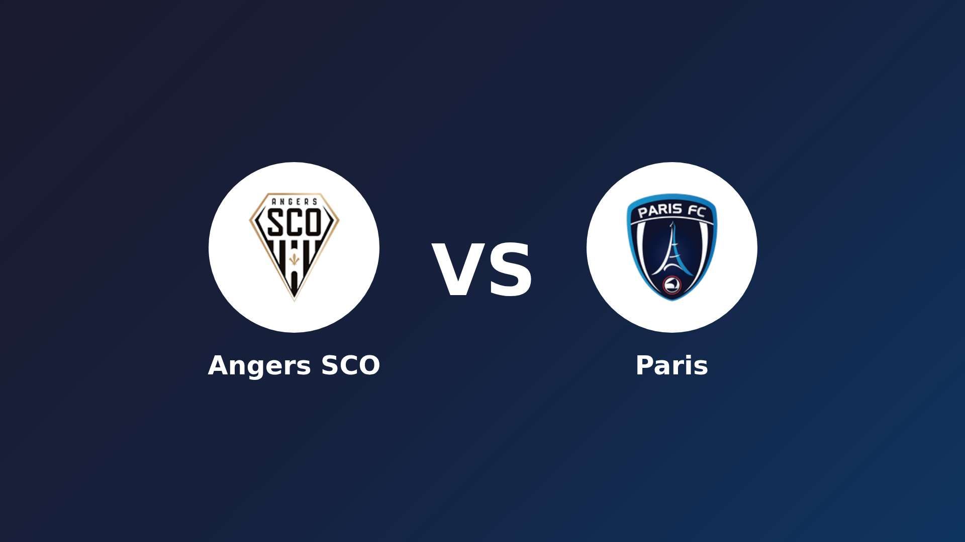 Angers SCO vs Paris