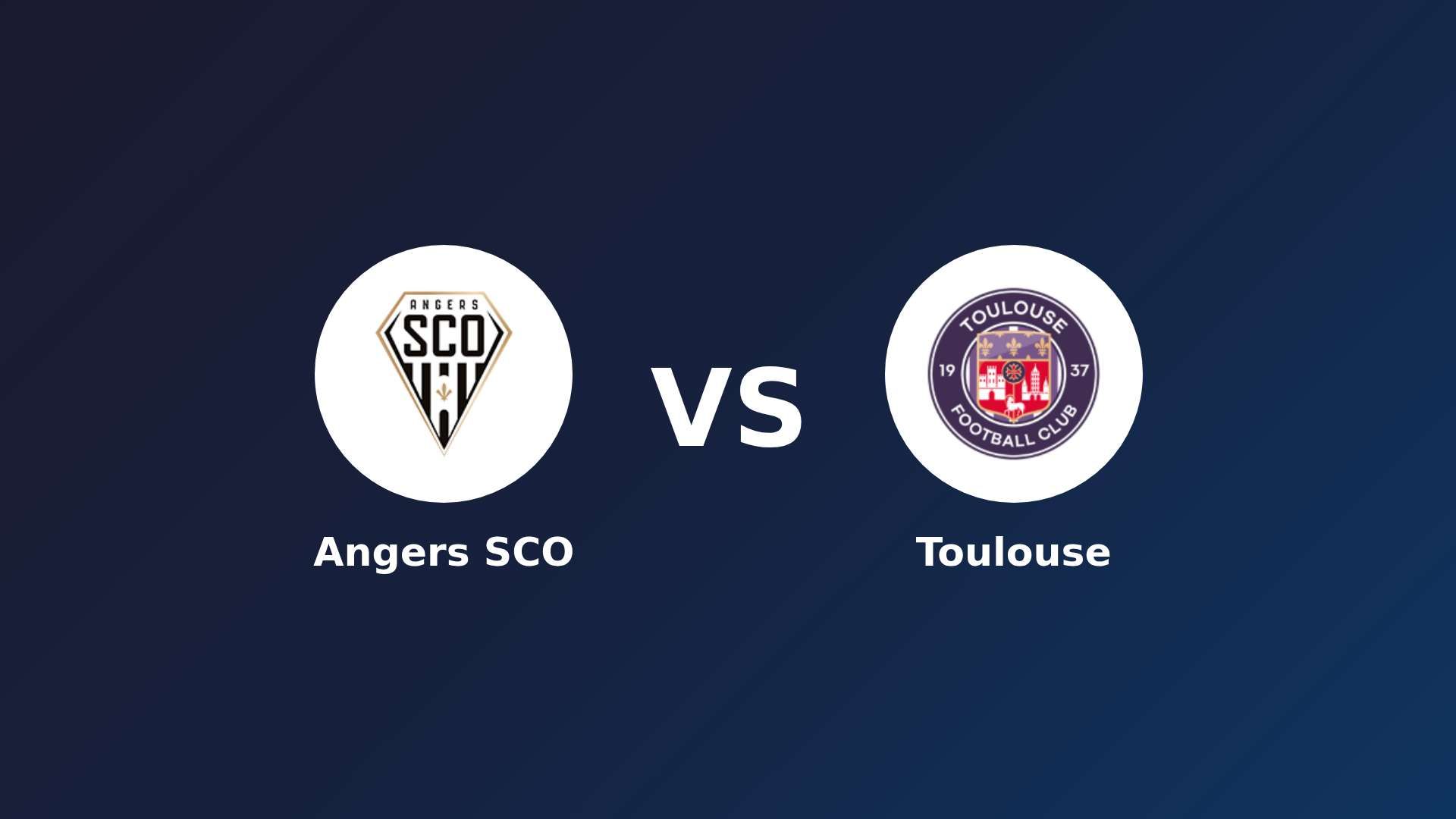 Angers SCO vs Toulouse