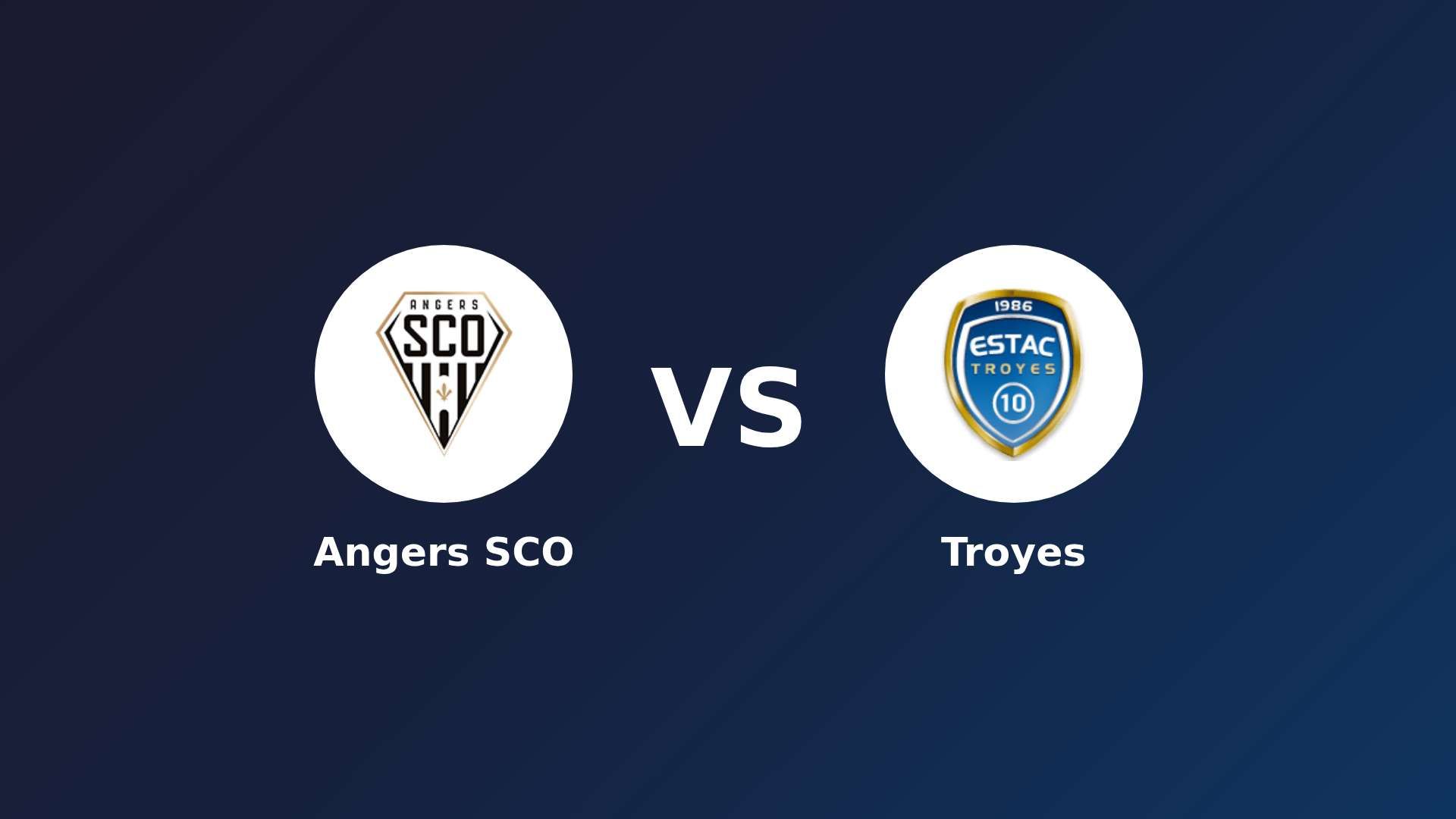 Angers SCO vs Troyes