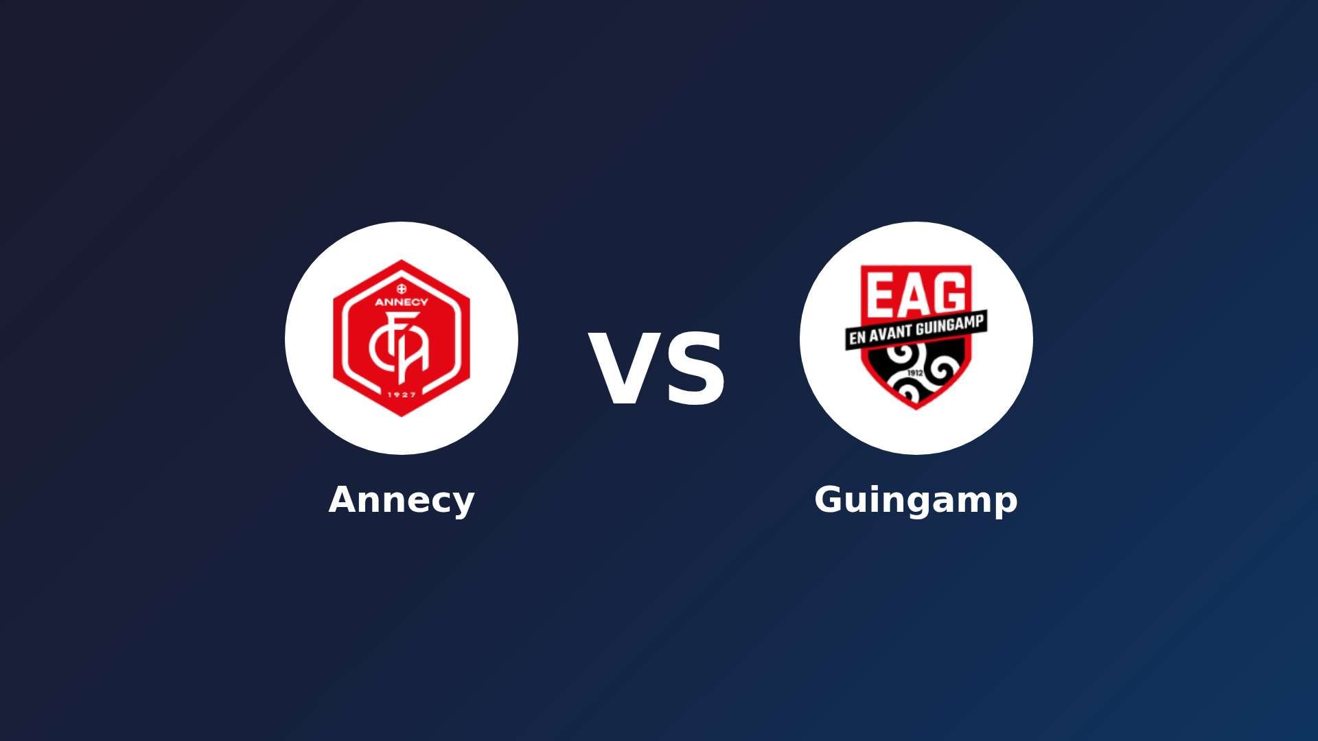 Annecy vs Guingamp