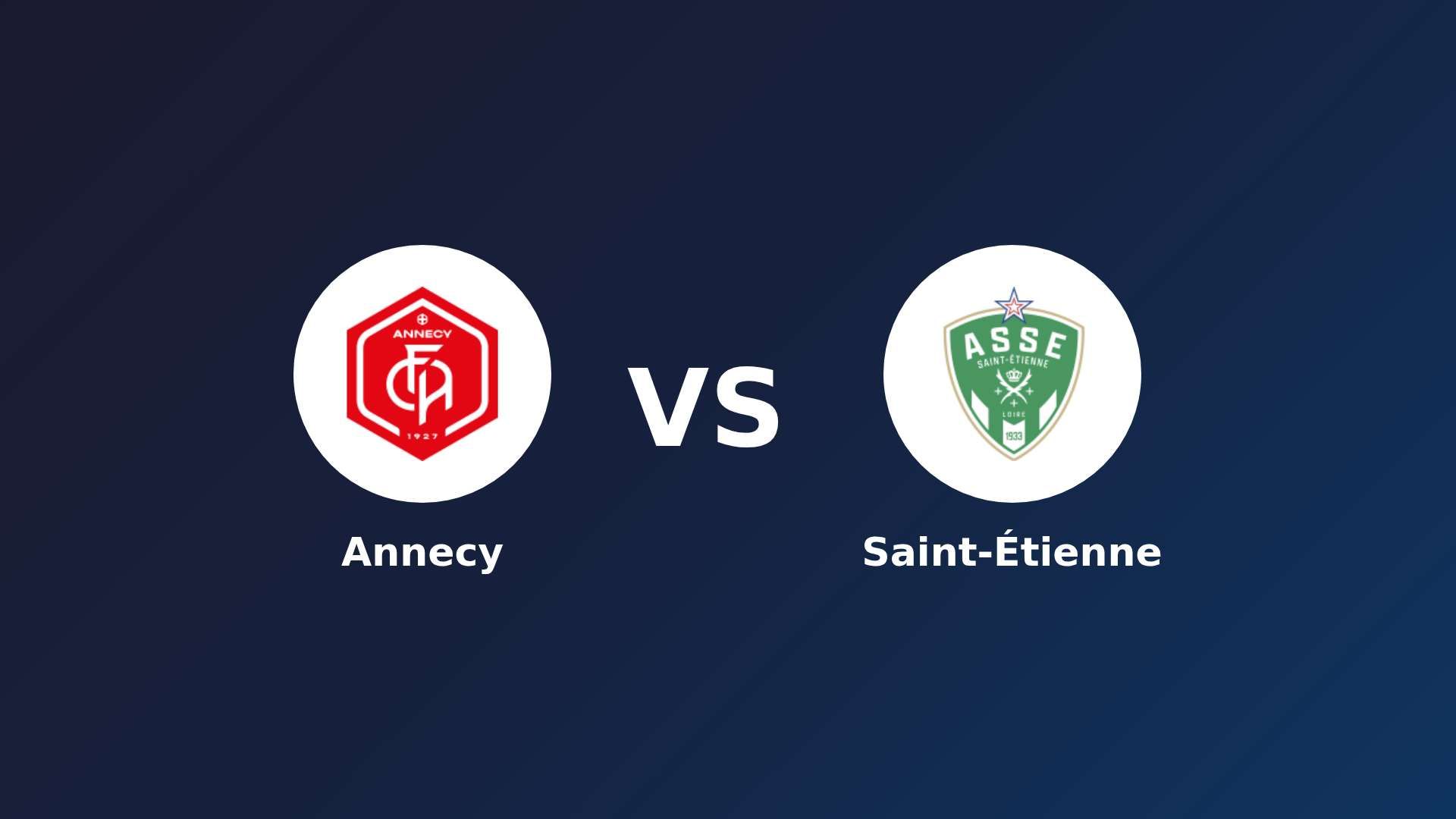 Annecy vs Saint-Étienne