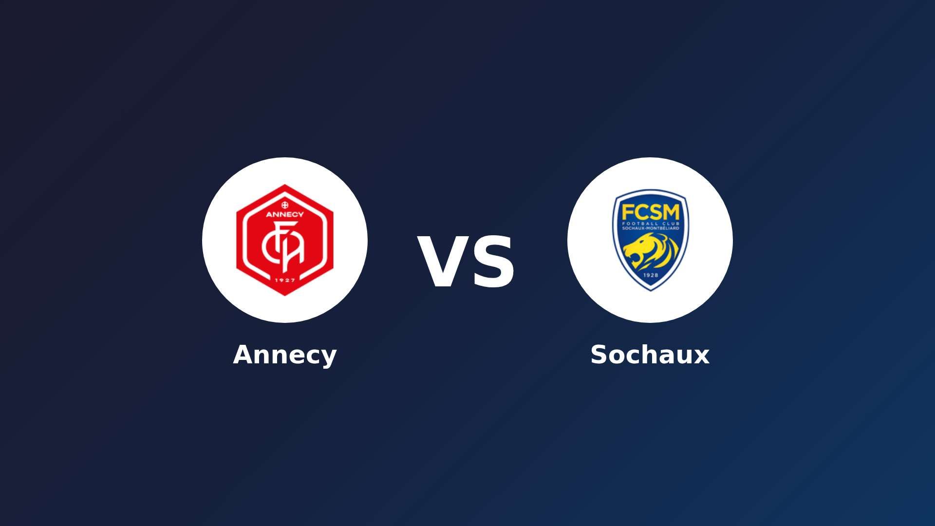 Annecy vs Sochaux