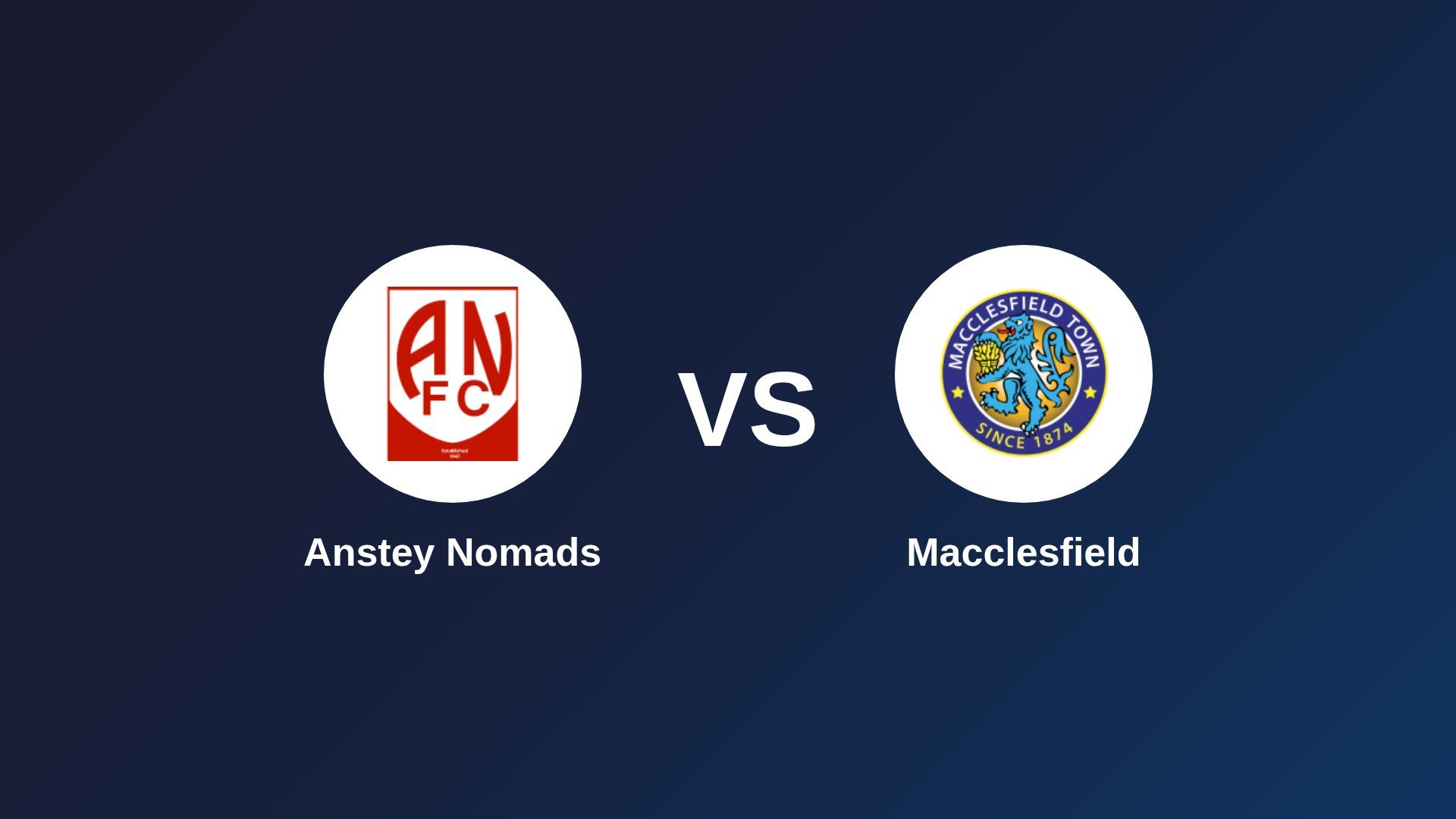 Anstey Nomads vs Macclesfield