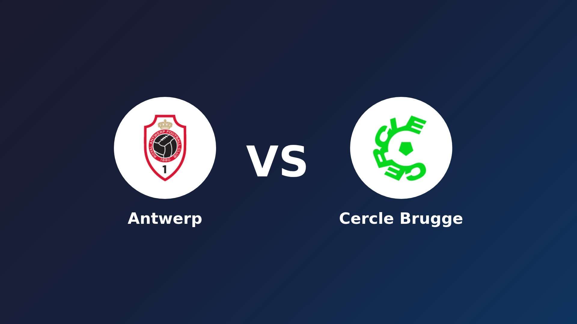 Antwerp vs Cercle Brugge