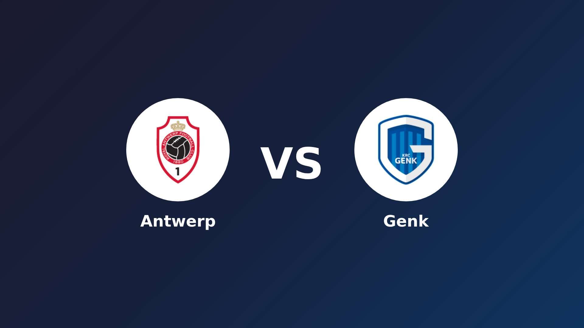 Antwerp vs Genk