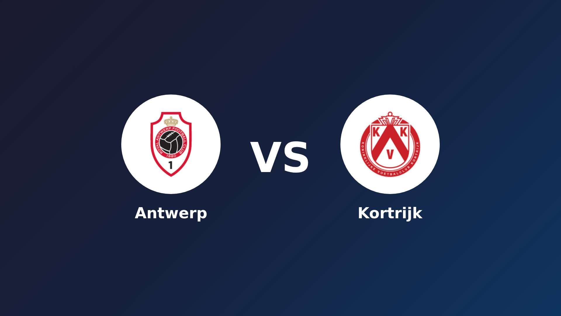 Antwerp vs KV Kortrijk