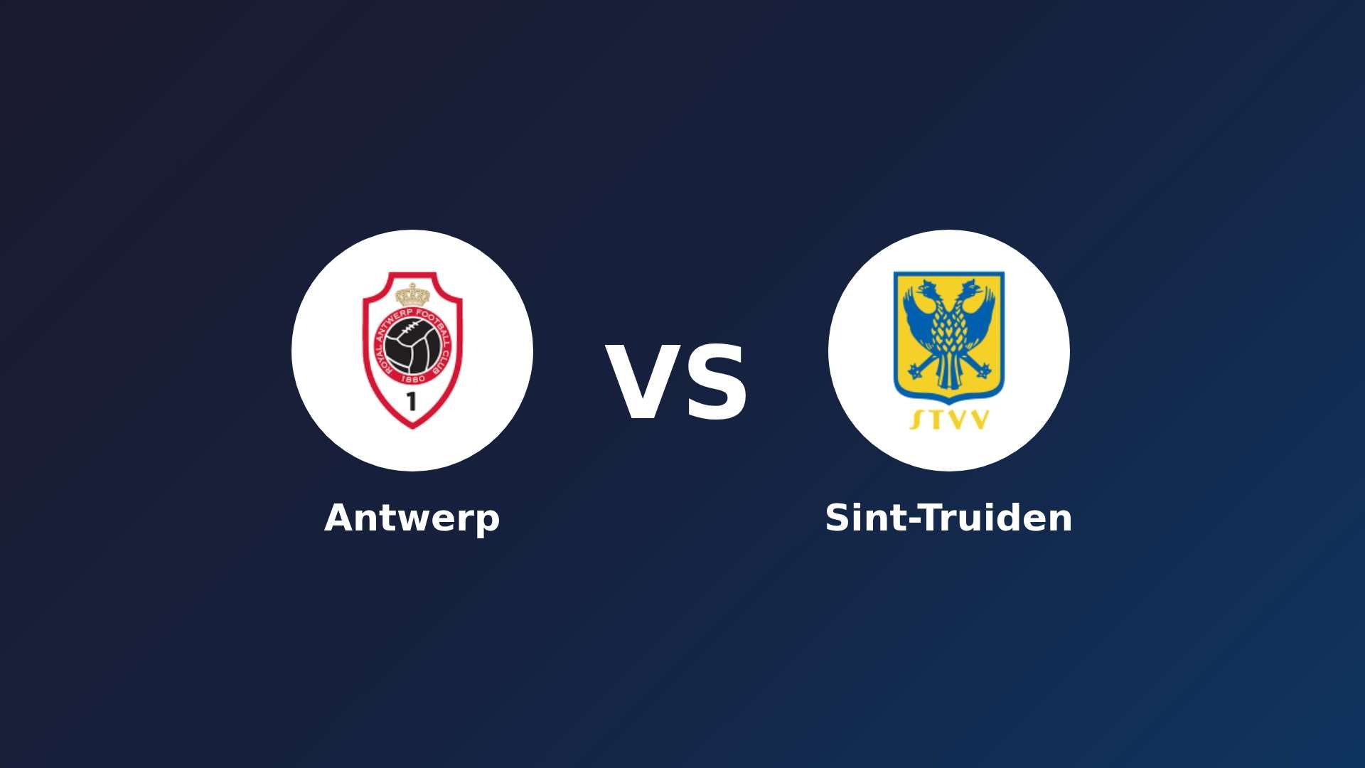 Antwerp vs Sint-Truiden