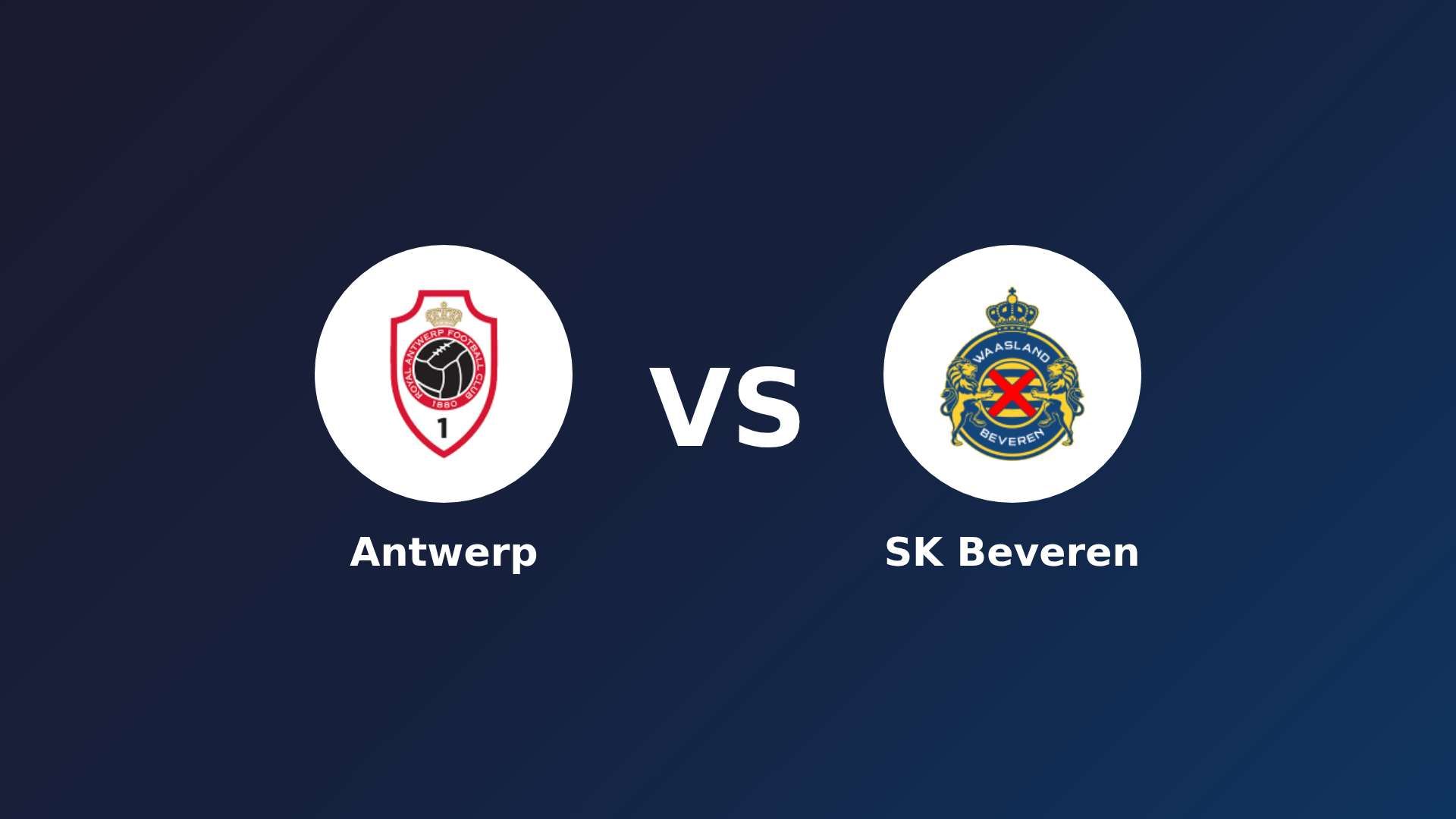 Antwerp vs SK Beveren