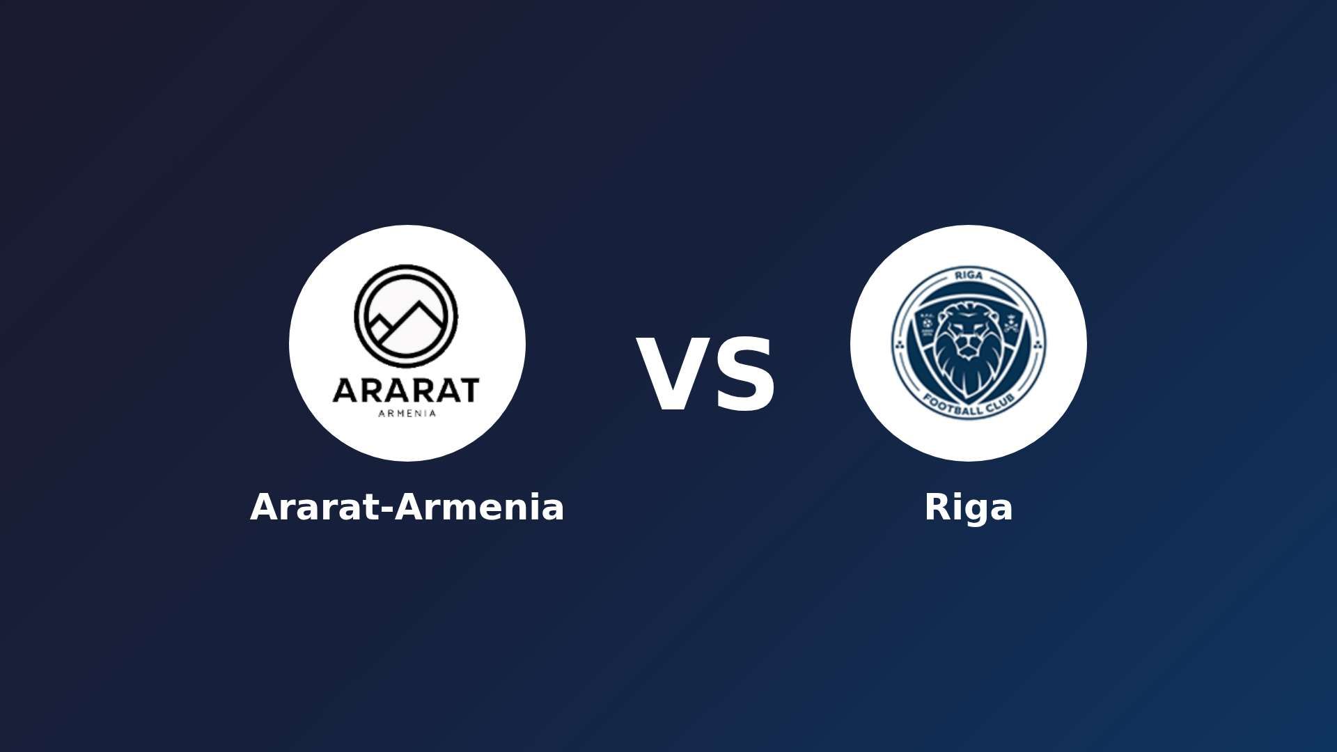 Ararat-Armenia vs Riga