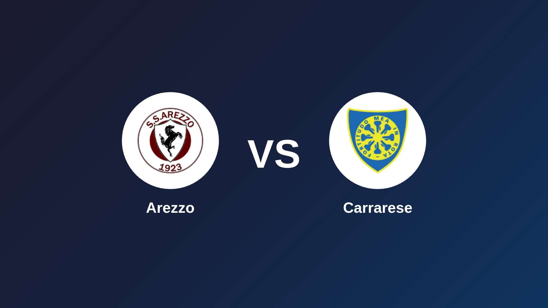 Arezzo vs Carrarese