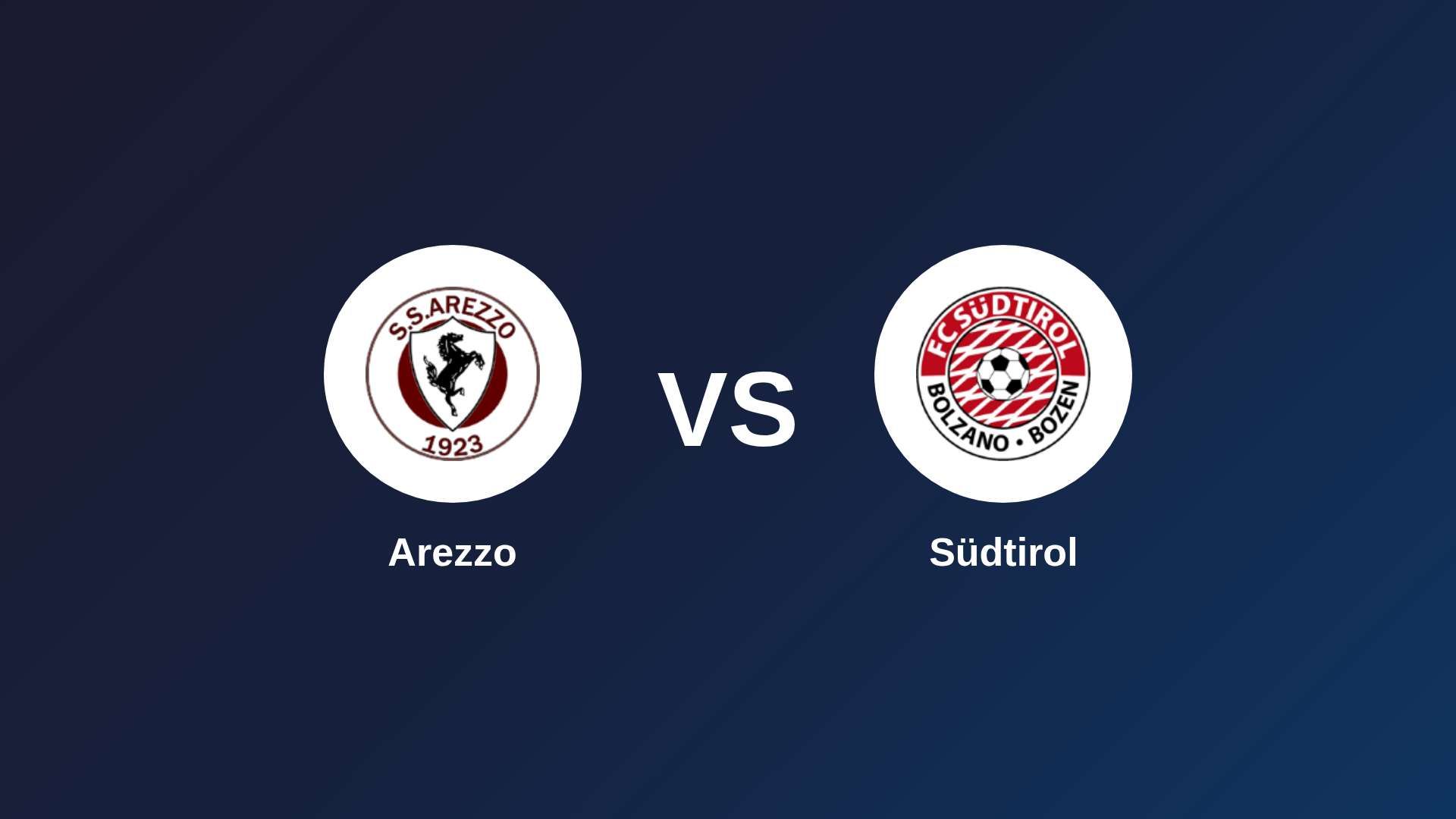Arezzo vs Südtirol