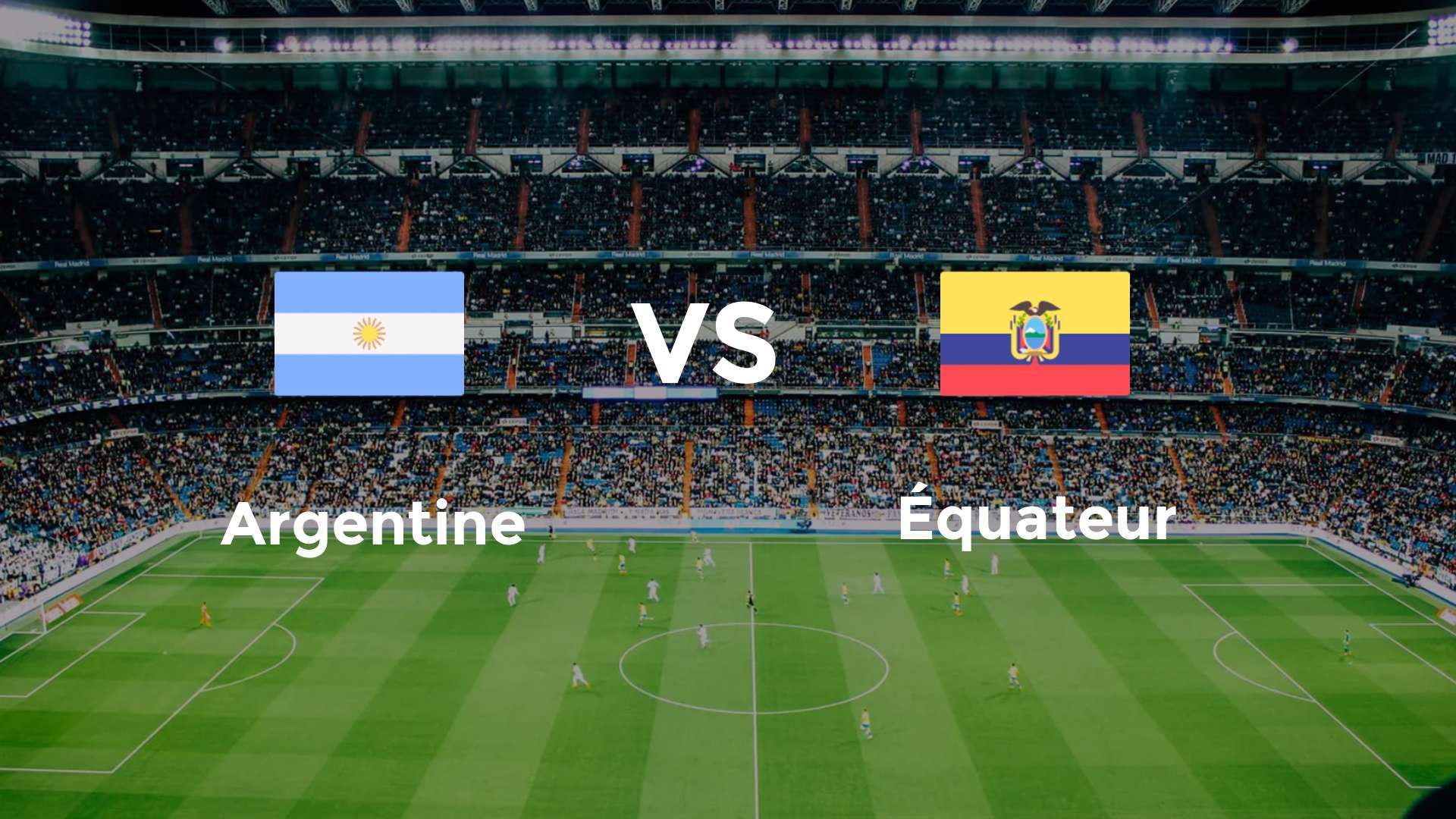 Argentine vs Équateur