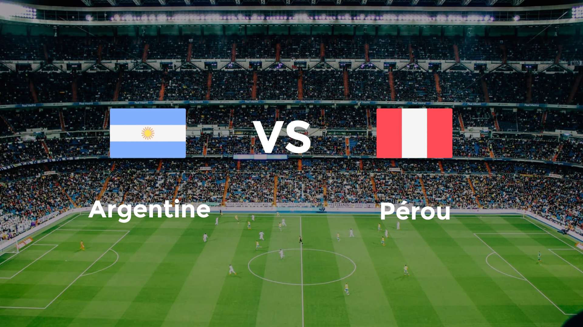 Argentine vs Pérou