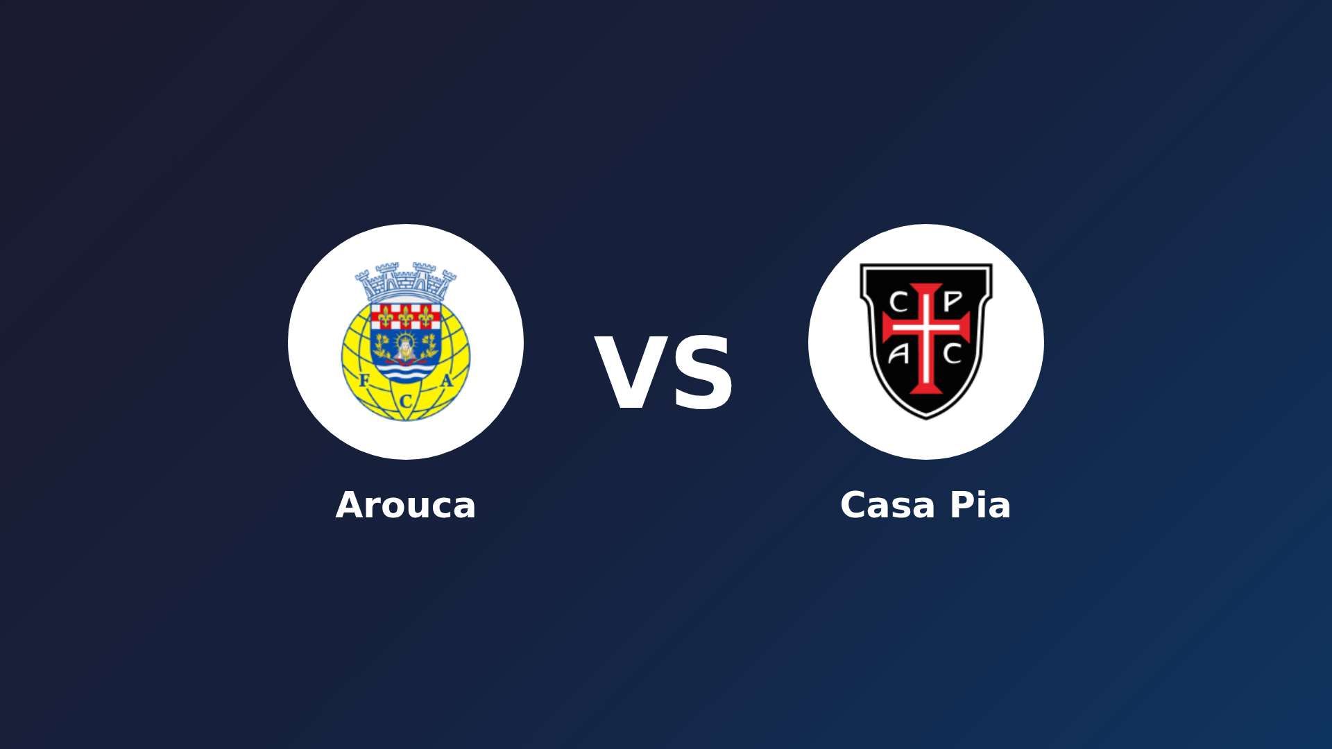 Arouca vs Casa Pia