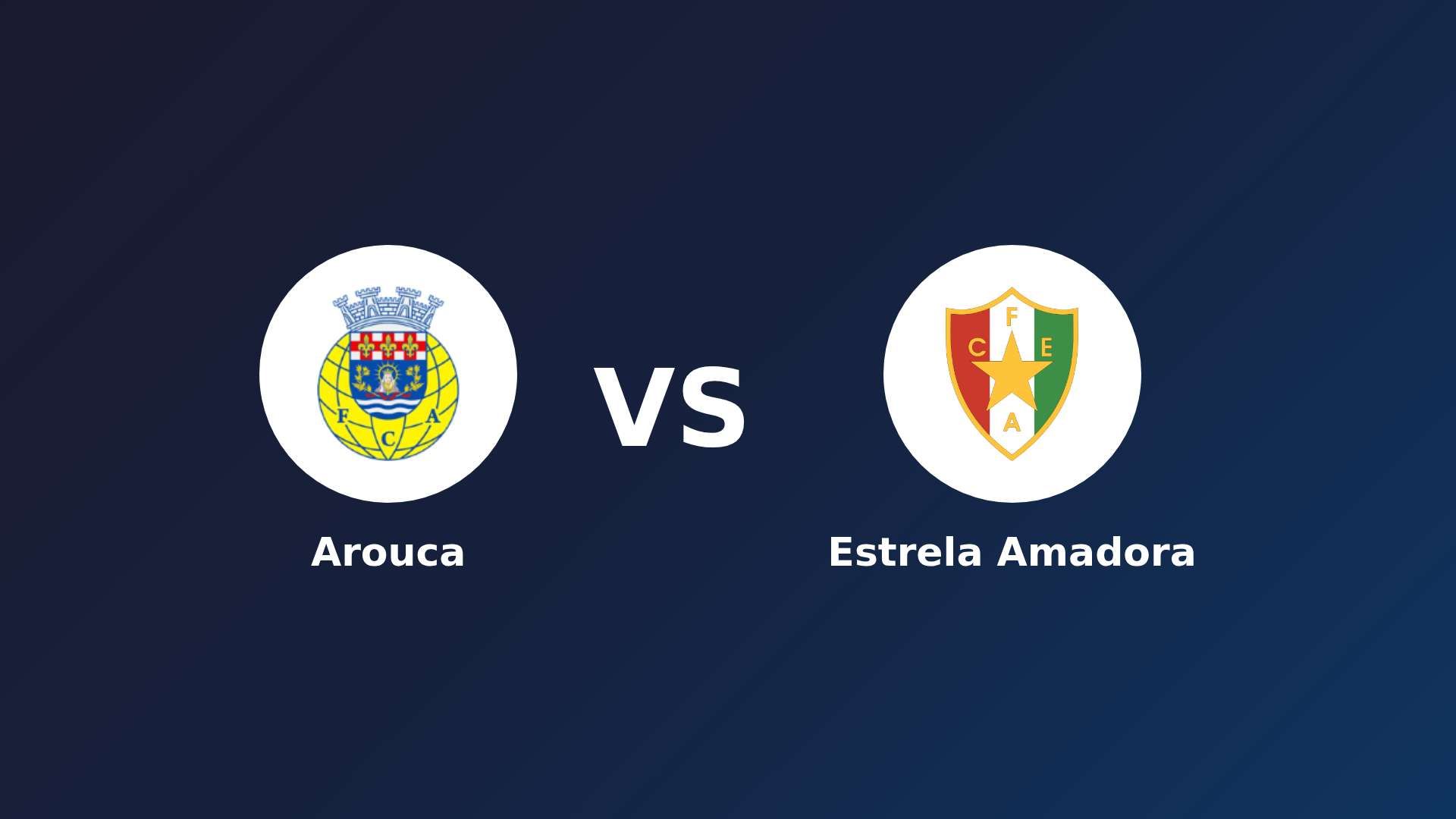 Arouca vs Estrela Amadora