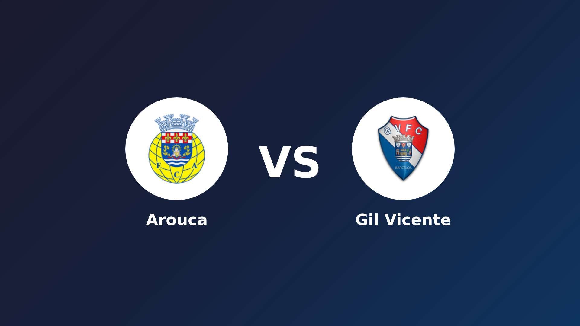 Arouca vs Gil Vicente