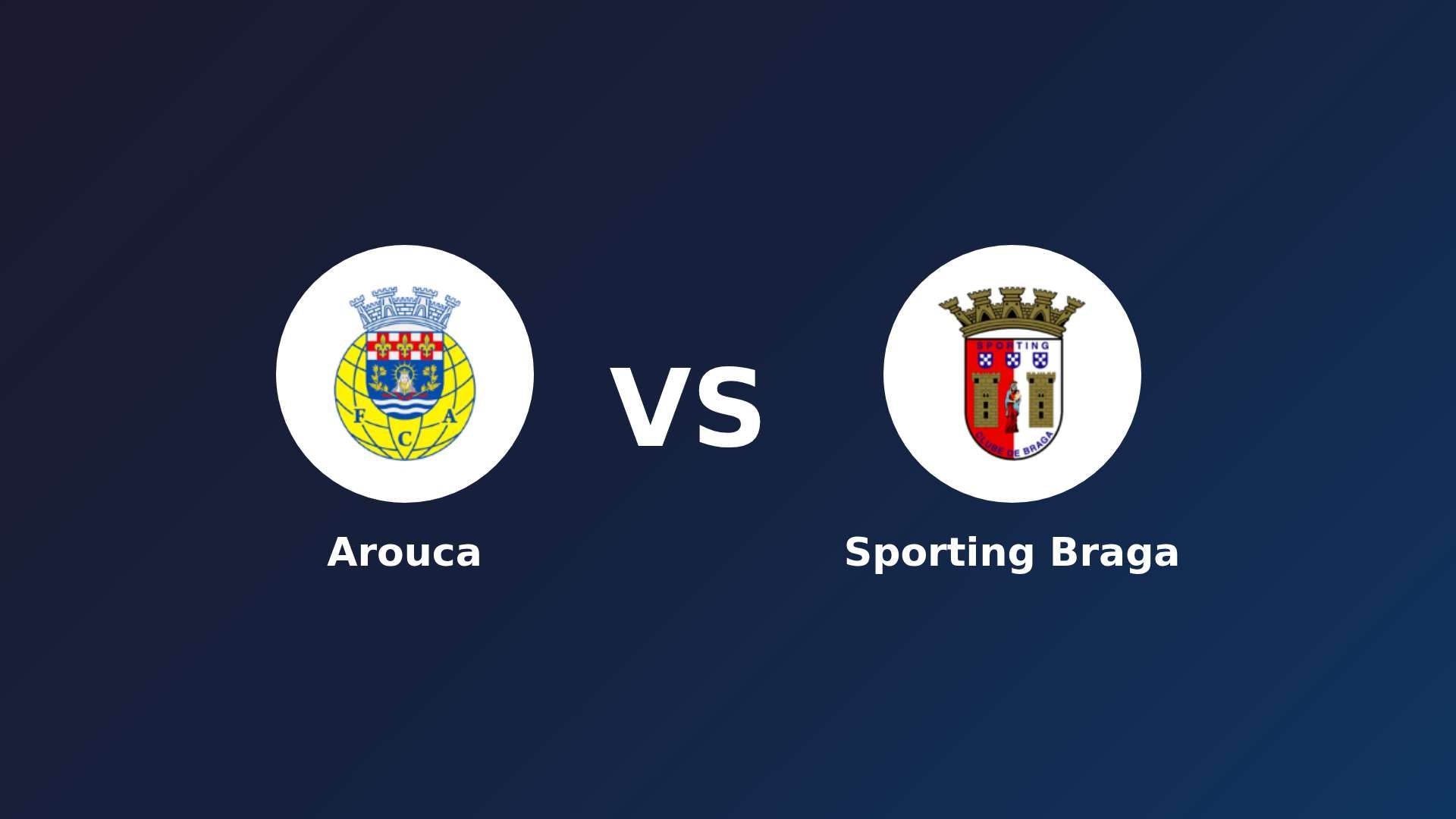 Arouca vs Sporting Braga